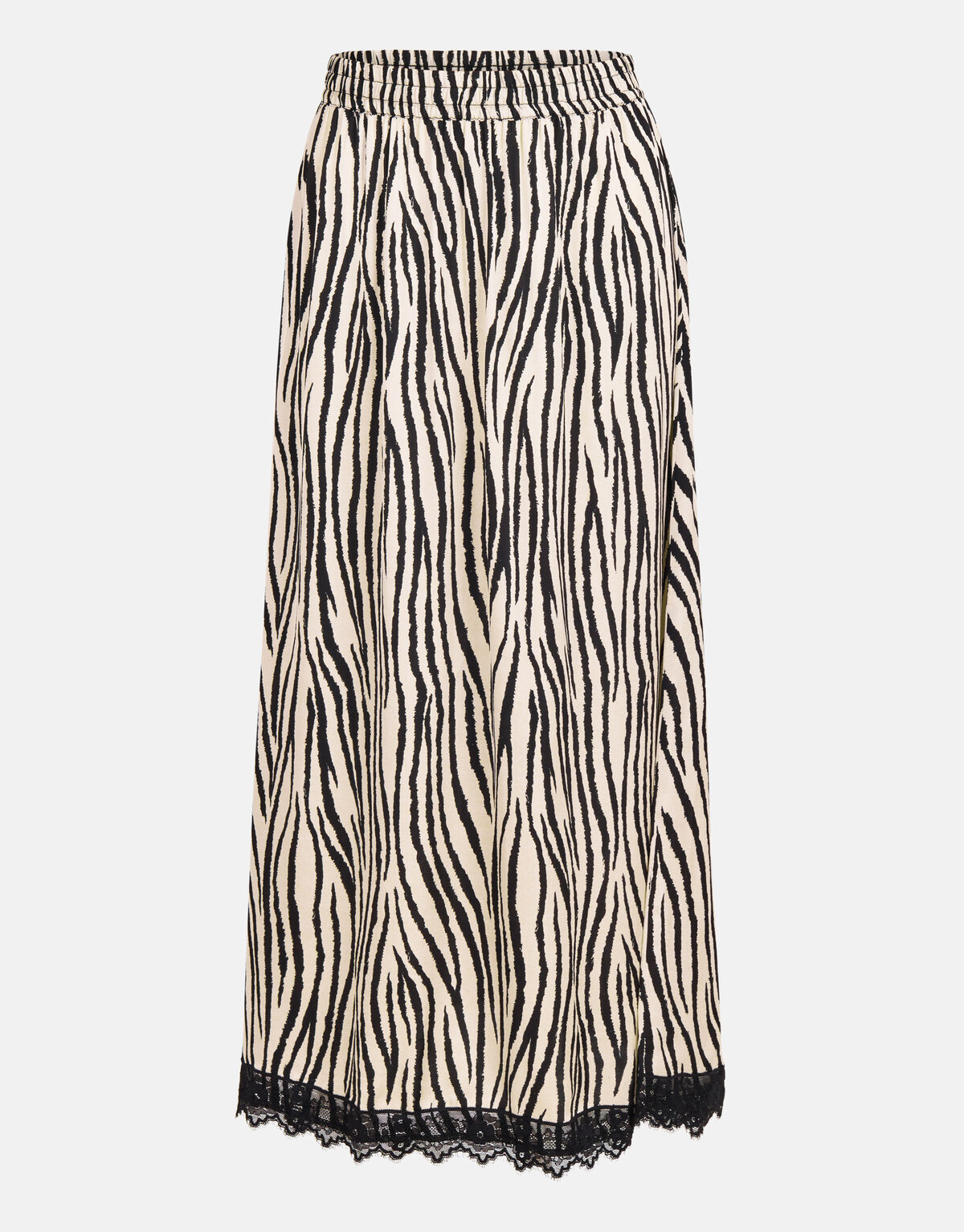 Zebra bedruckter Rock Schwarz/Weiß SHOEBY WOMEN