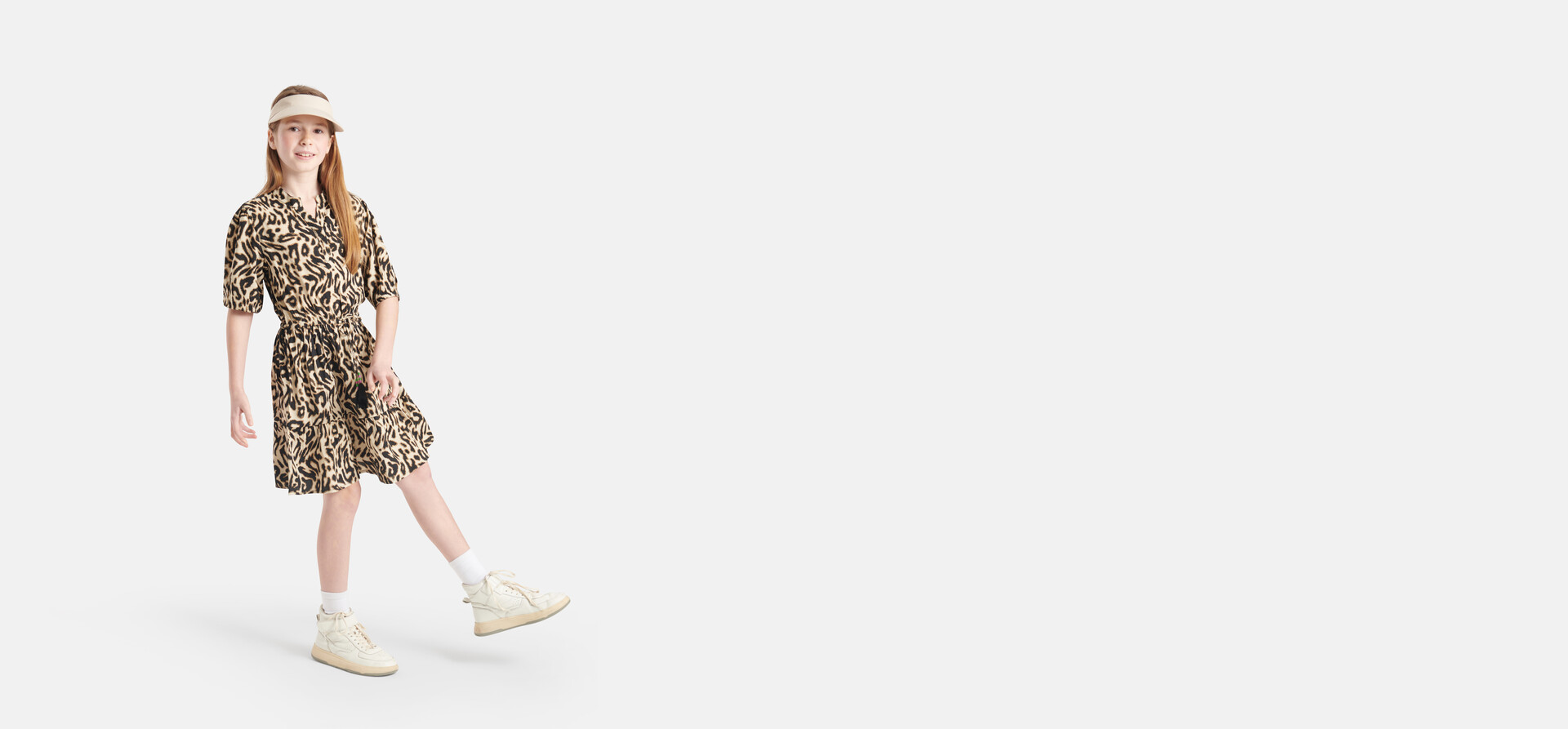 Leopardenkleid Braun SHOEBY GIRLS