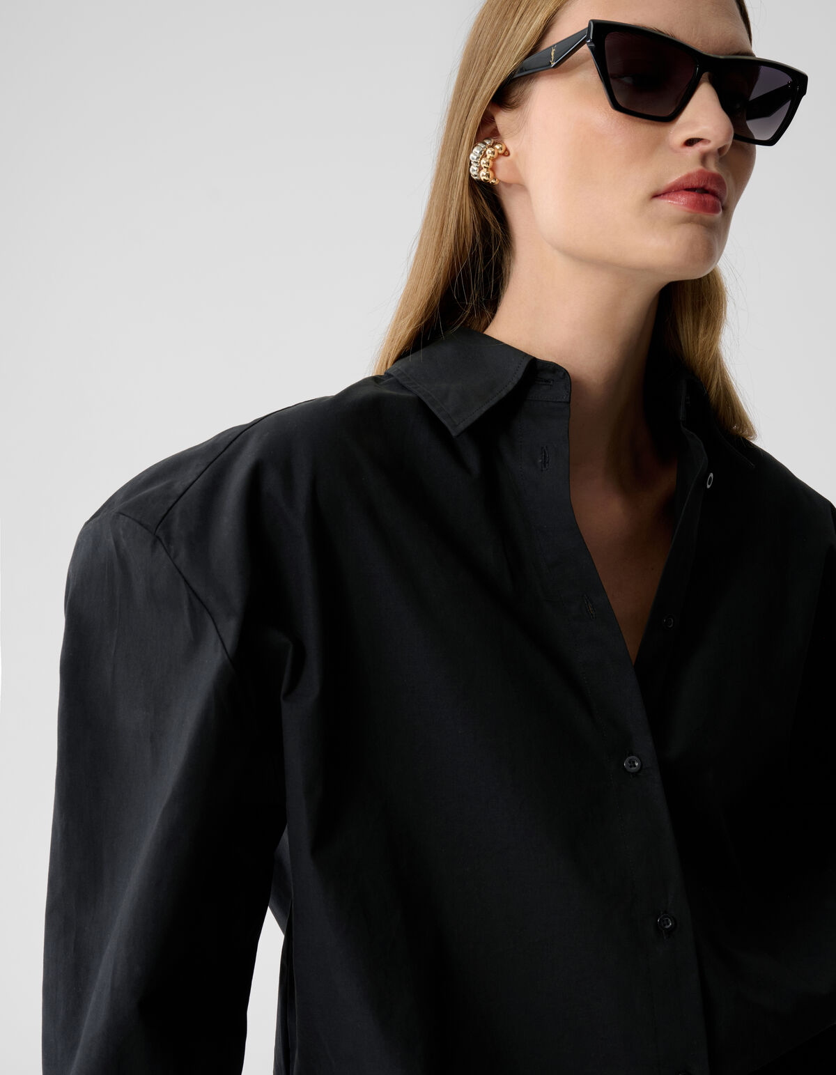 Große Schulterbluse Schwarz von Lonneke SHOEBY WOMEN