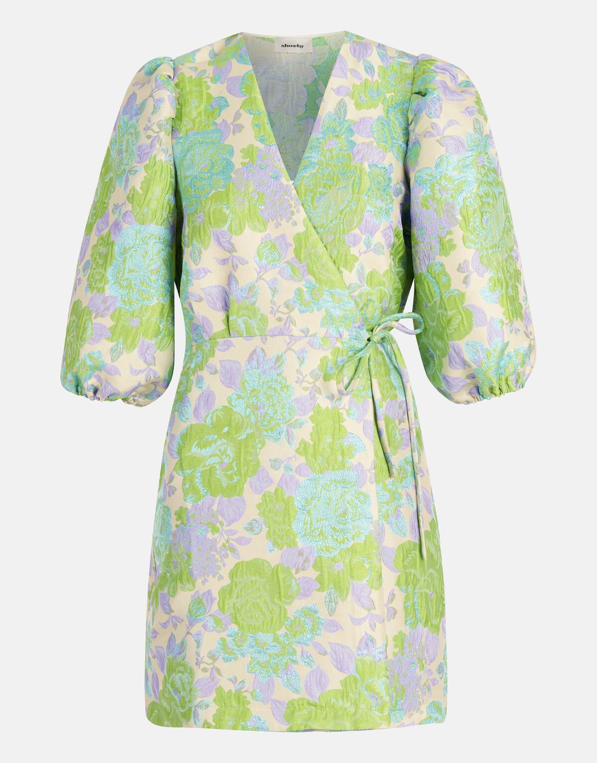 Jacquard-Kleid Grün SHOEBY WOMEN