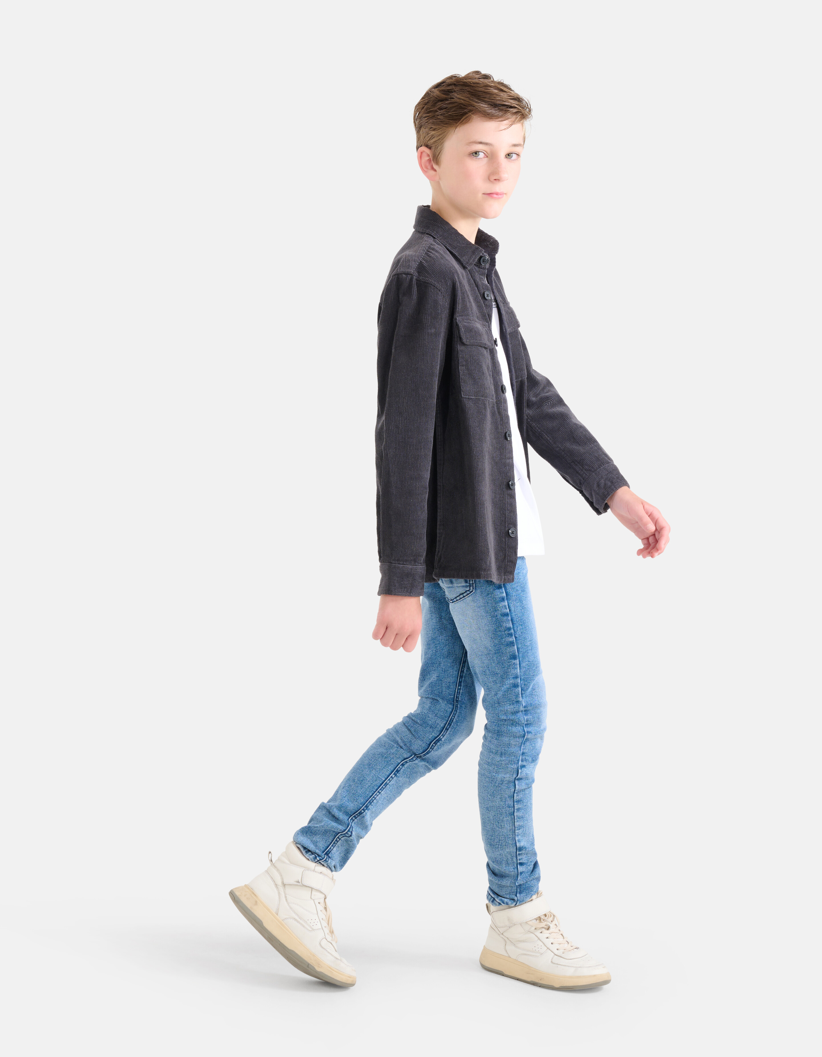 Kordhemd Dunkelgrau SHOEBY BOYS