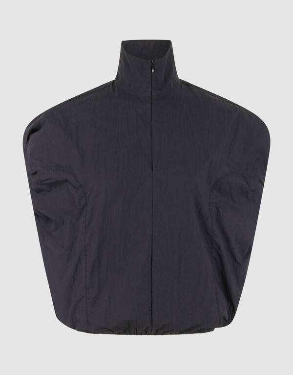 Oversized Balloon Fit Bluse Schwarz SHOEBY WOMEN