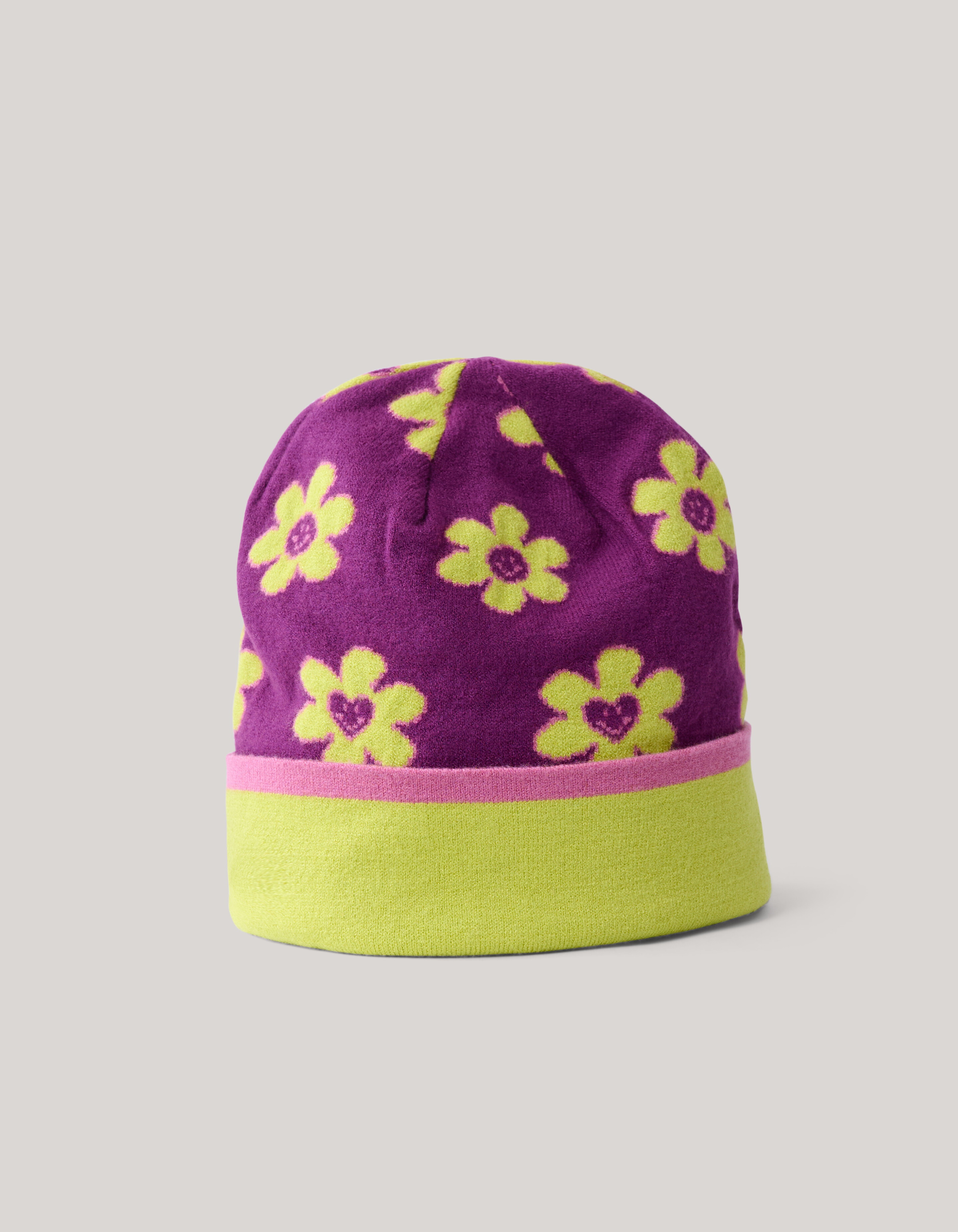 Jacquard Beanie Dunkel Lila SHOEBY ACCESSOIRES