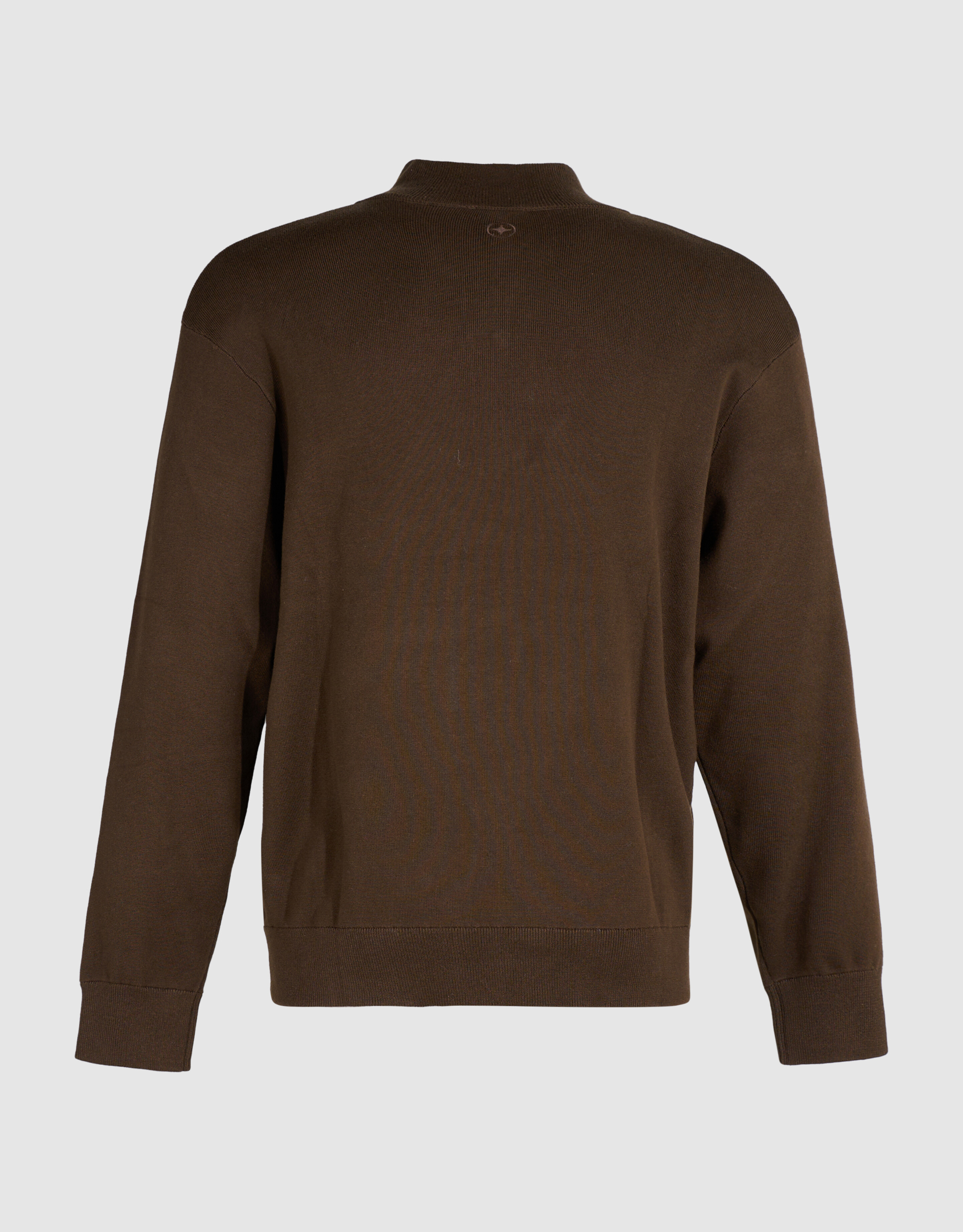 Turtle Half Zip Strickpullover Braun SHOEBY MEN