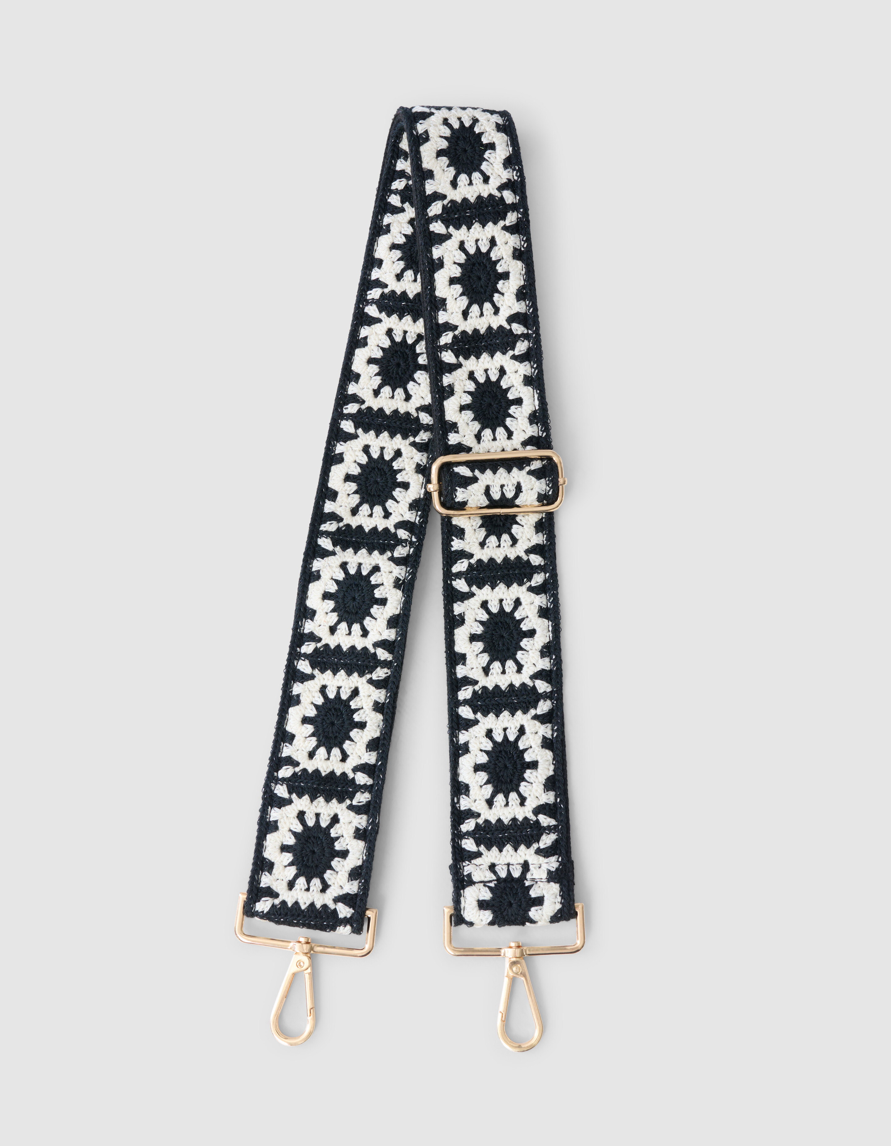 Crochet Strap Weiß/Schwarz SHOEBY ACCESSOIRES