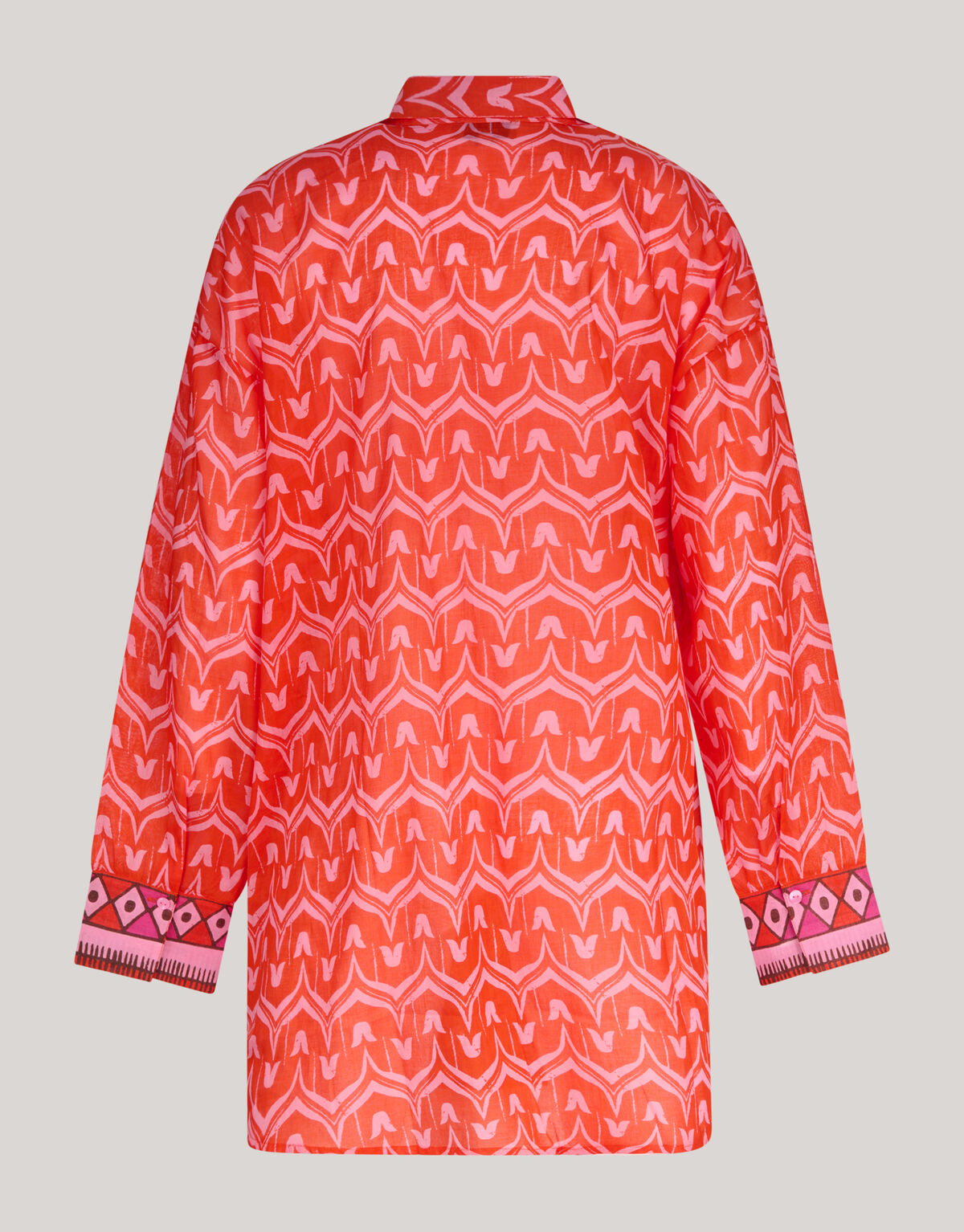 Bedruckte Strandbluse Rood SHOEBY WOMEN