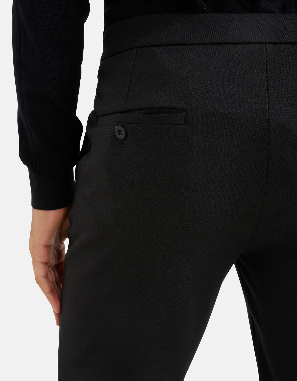 Slim Fit Hose Schwarz SHOEBY MEN