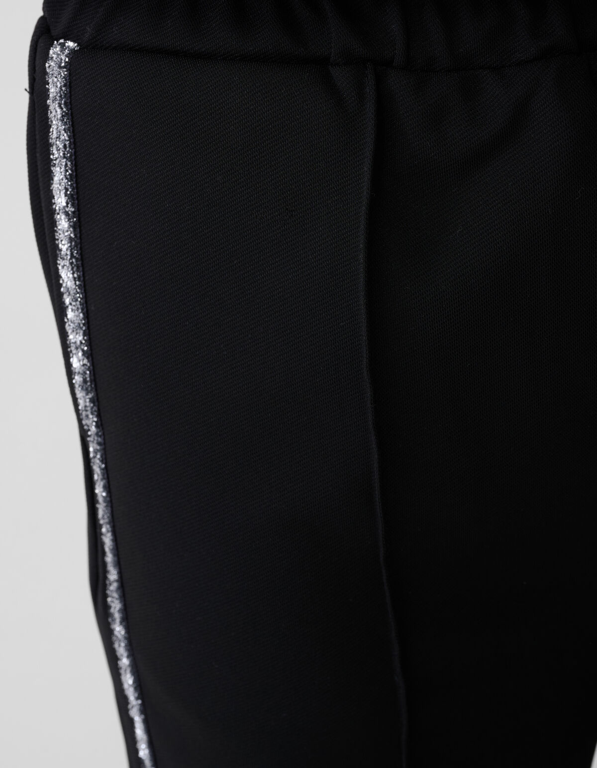 Glitzer-Hose mit weitem Bein, schwarz SHOEBY GIRLS