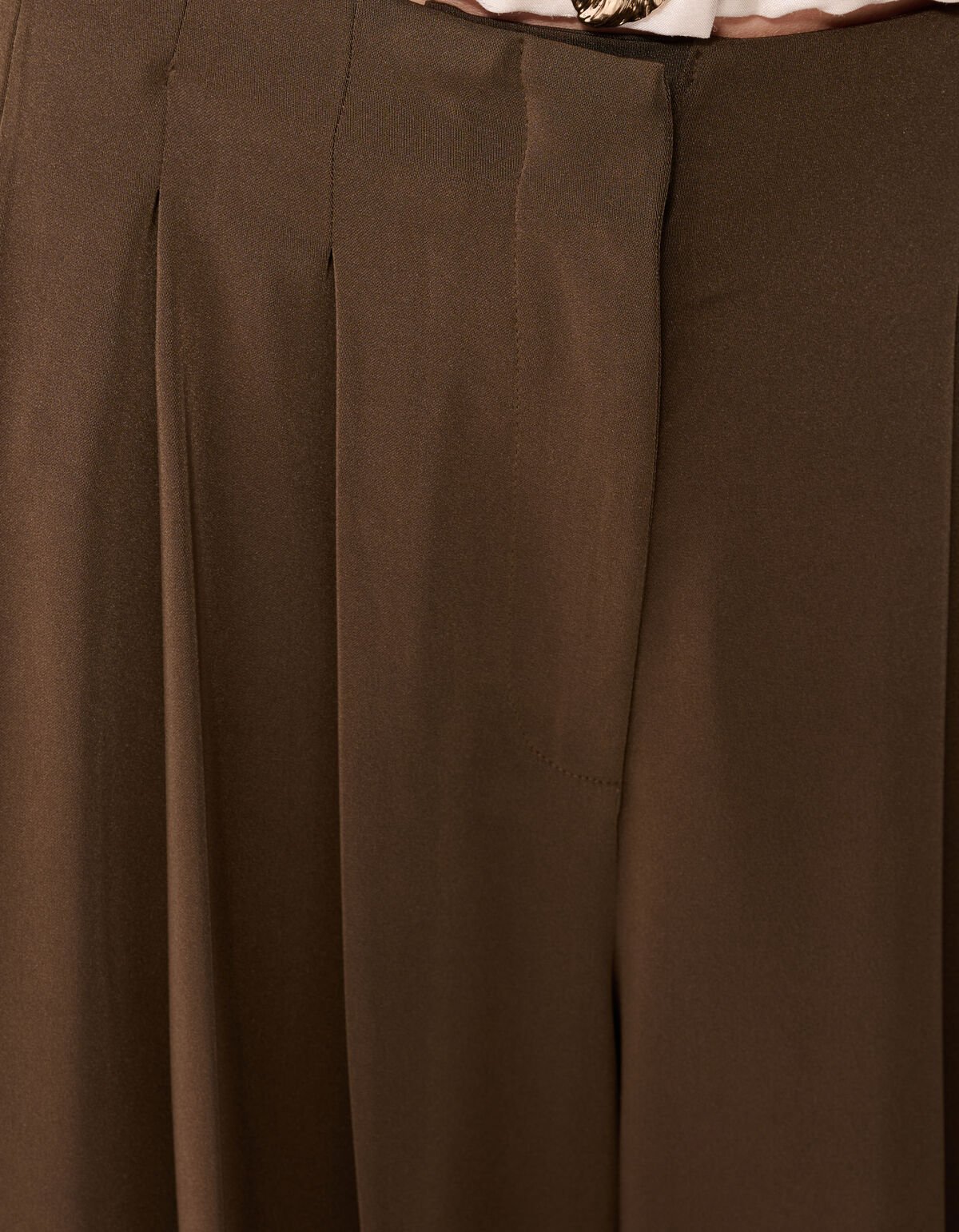 Faltenhose Braun von Fred SHOEBY WOMEN