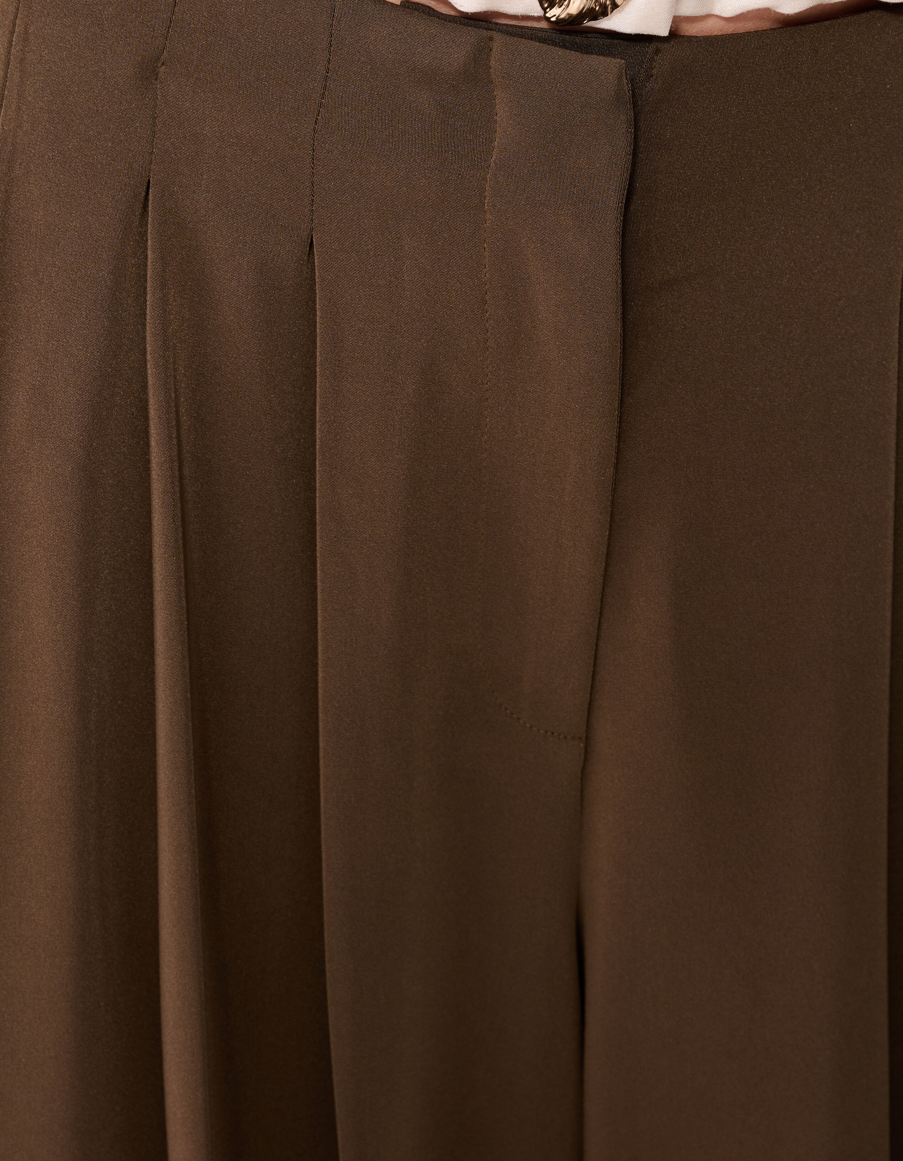 Faltenhose Braun von Fred SHOEBY WOMEN