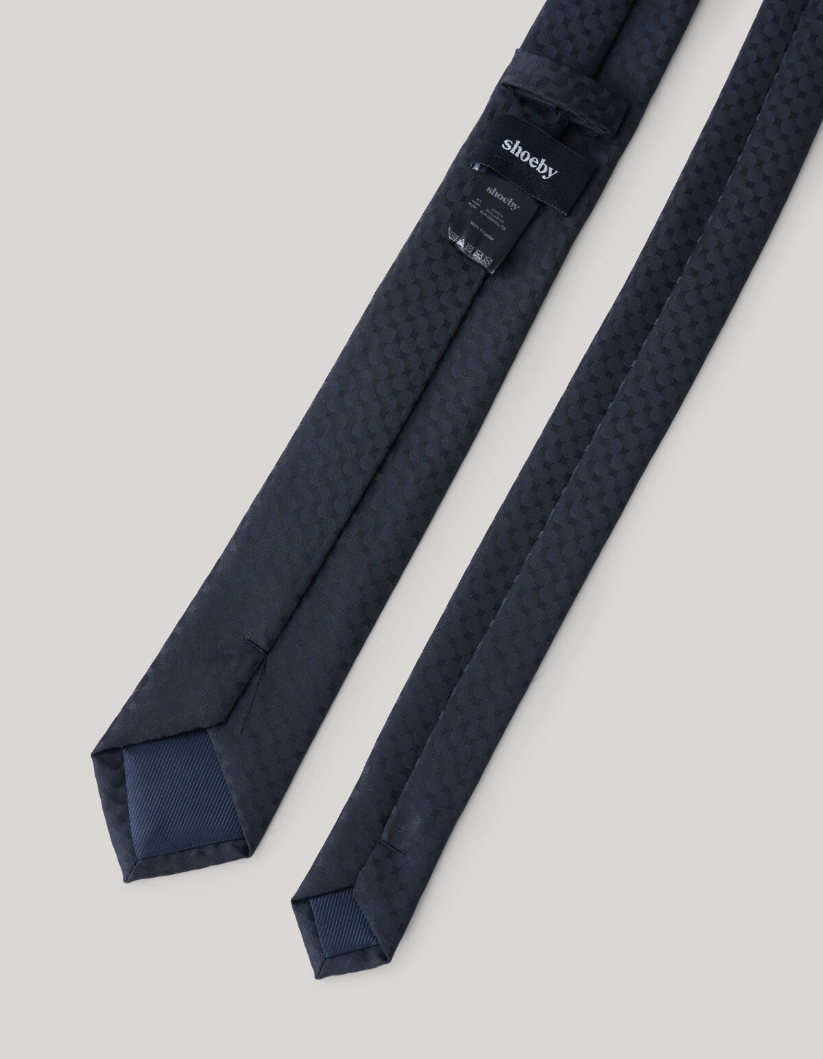 Textured Necktie Black SHOEBY ACCESSOIRES