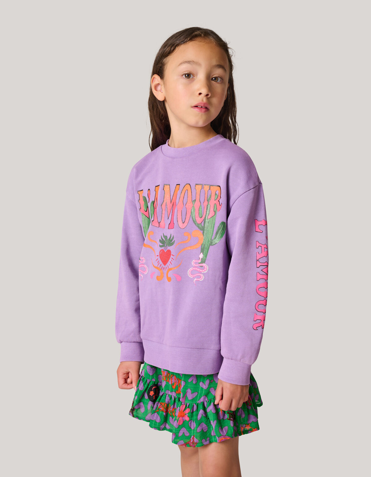 Artwork Pullover Lila SHOEBY GIRLS