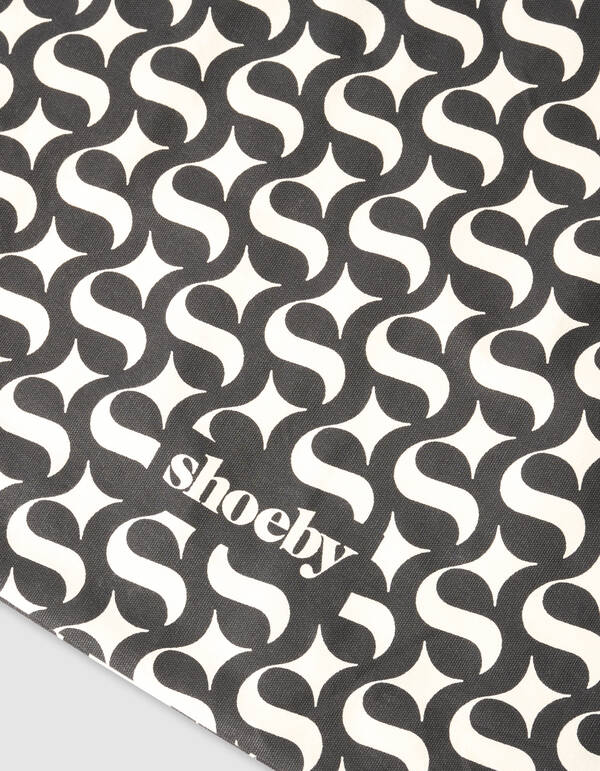 Shoeby Logo Shopper Schwarz Gro&szlig; SHOEBY ACCESSOIRES