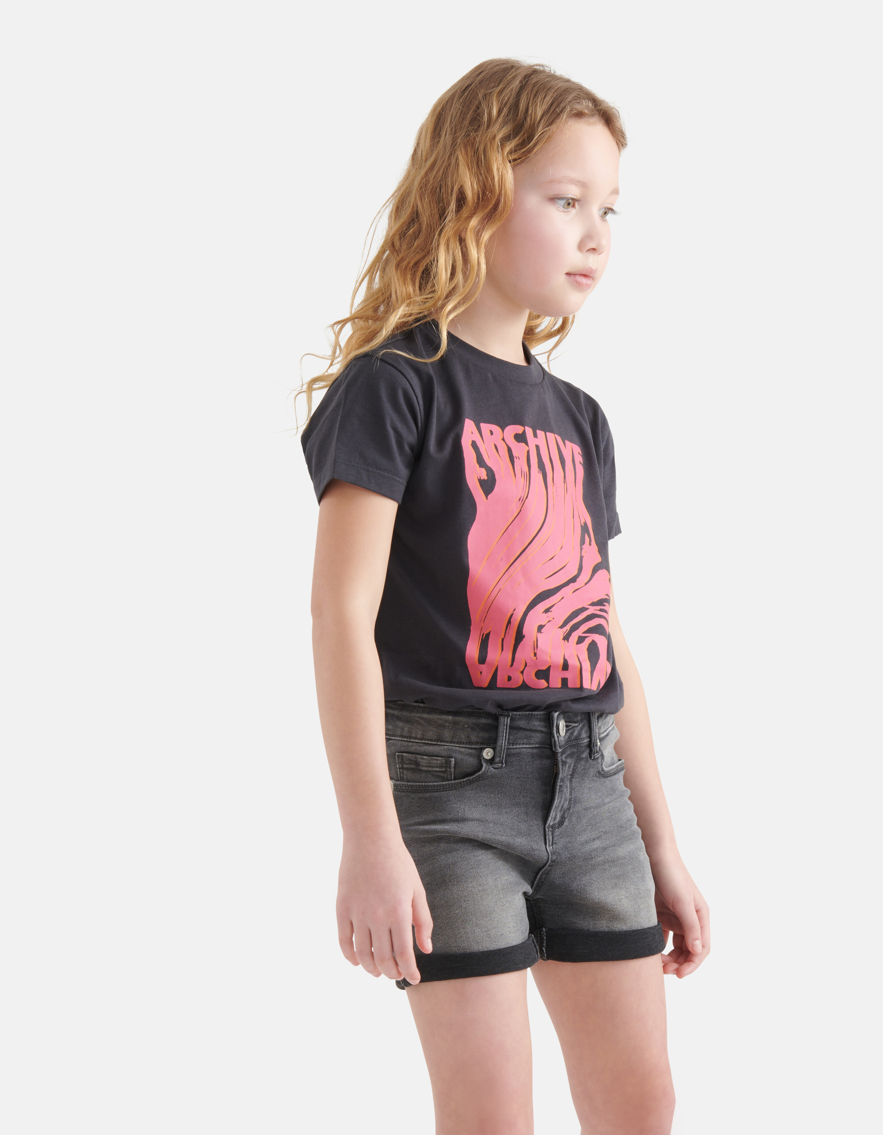 Artwork T-shirt Dunkelgrau SHOEBY GIRLS