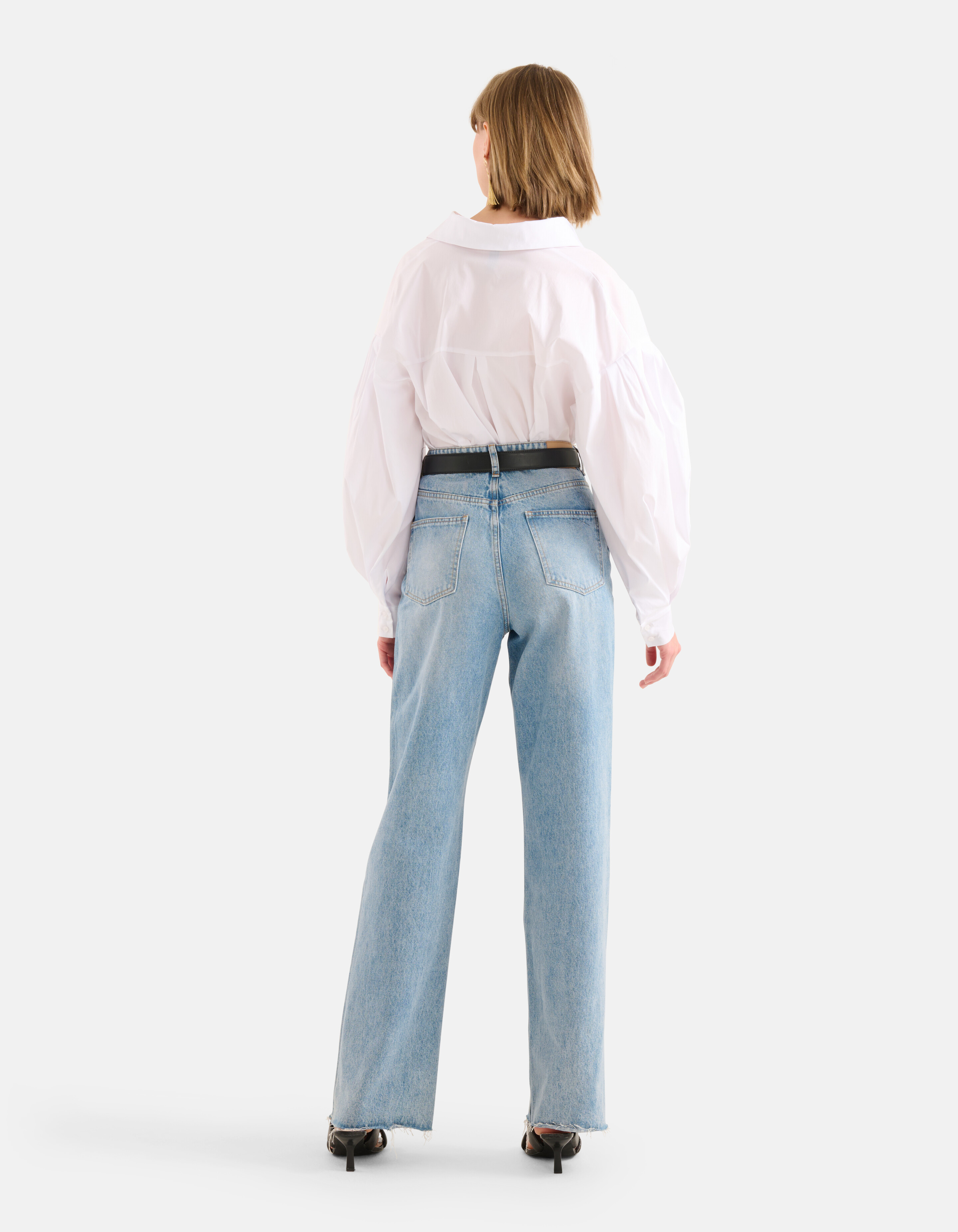 Popeline-Bluse Weiß SHOEBY WOMEN