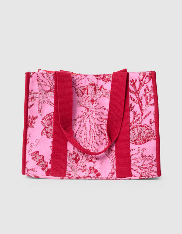 Jacquard Shopper Rosa SHOEBY ACCESSOIRES