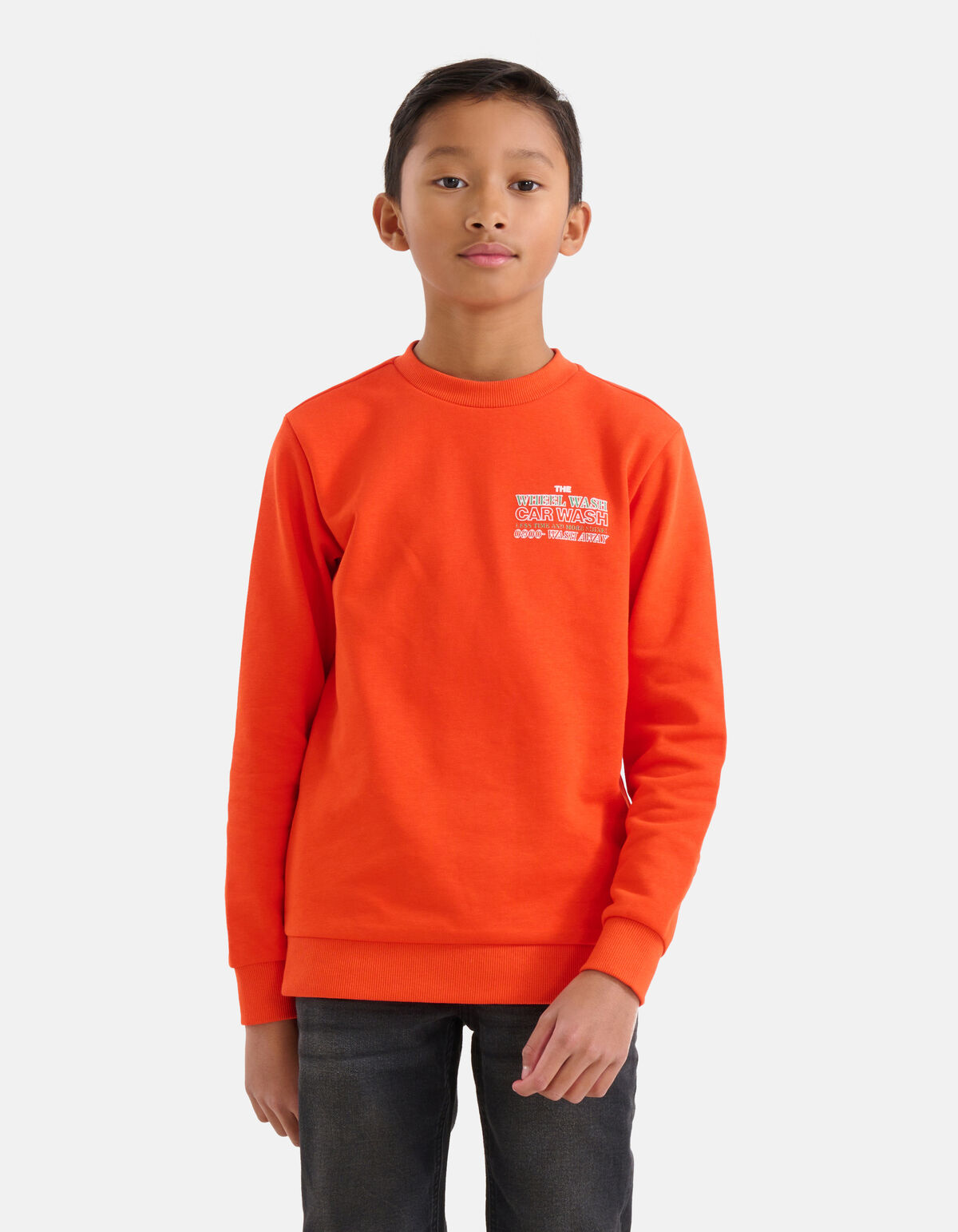 Artwork Sweater Rood SHOEBY BOYS