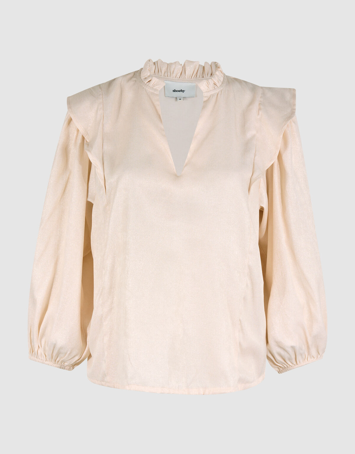 Shine R&uuml;schenbluse Off White SHOEBY WOMEN