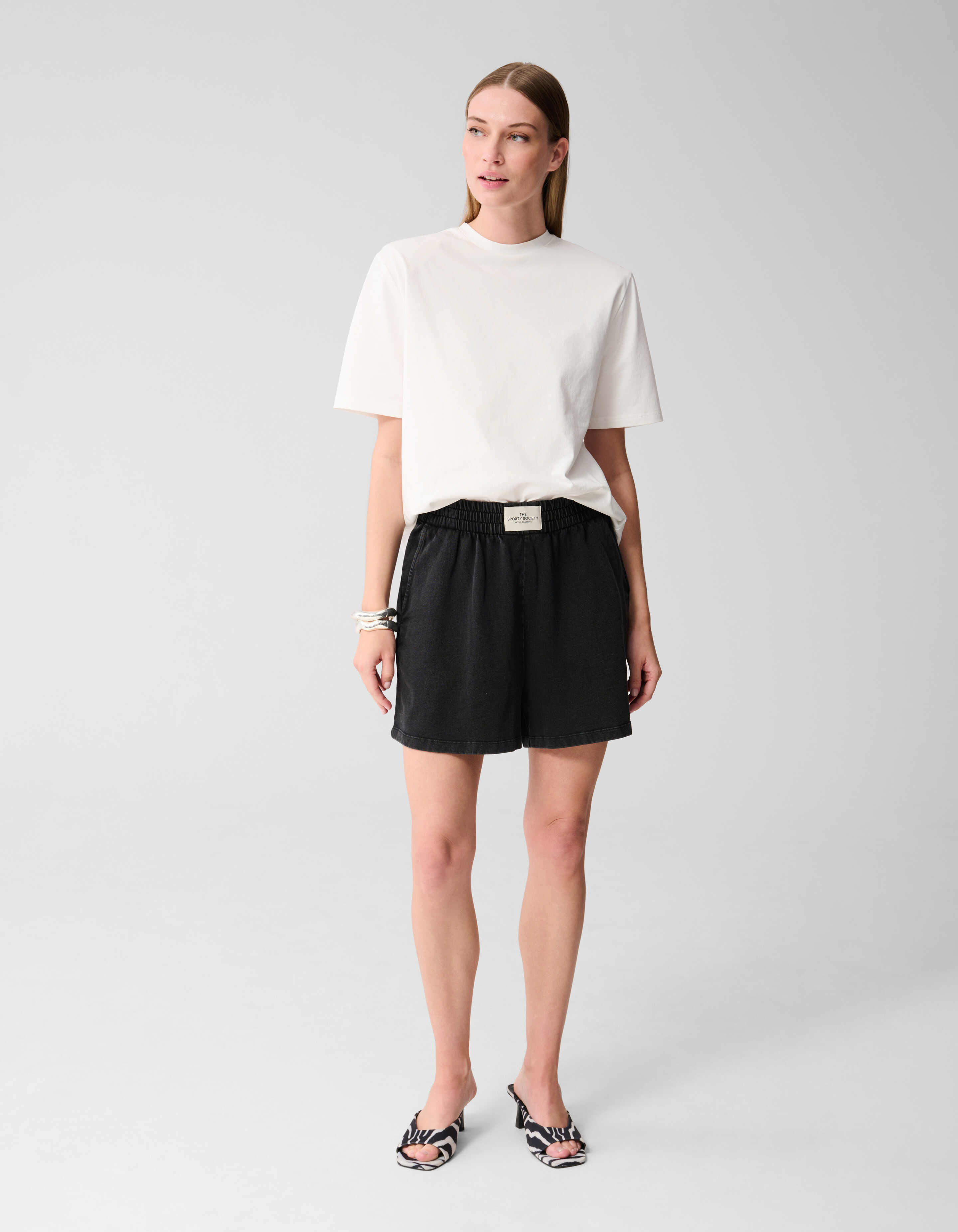 Gepolstertes T-shirt Weiß SHOEBY WOMEN
