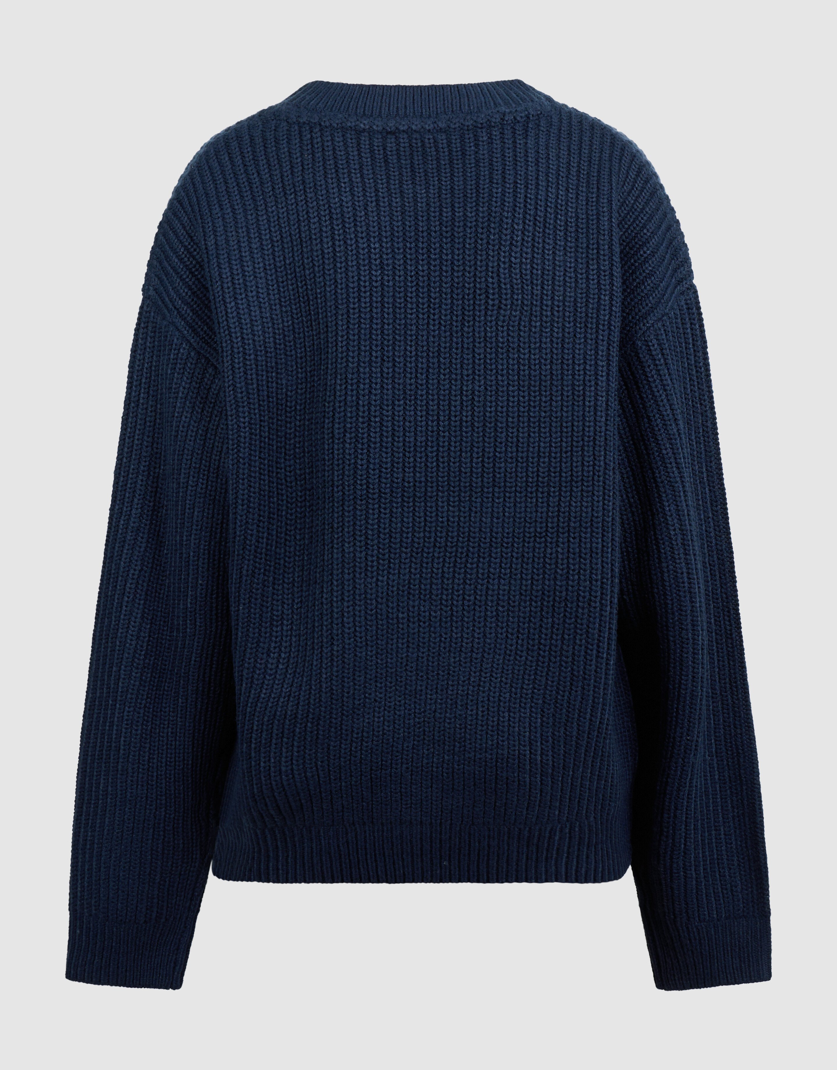 Relaxed Fit Embroidery Pullover Dunkelblau SHOEBY BOYS