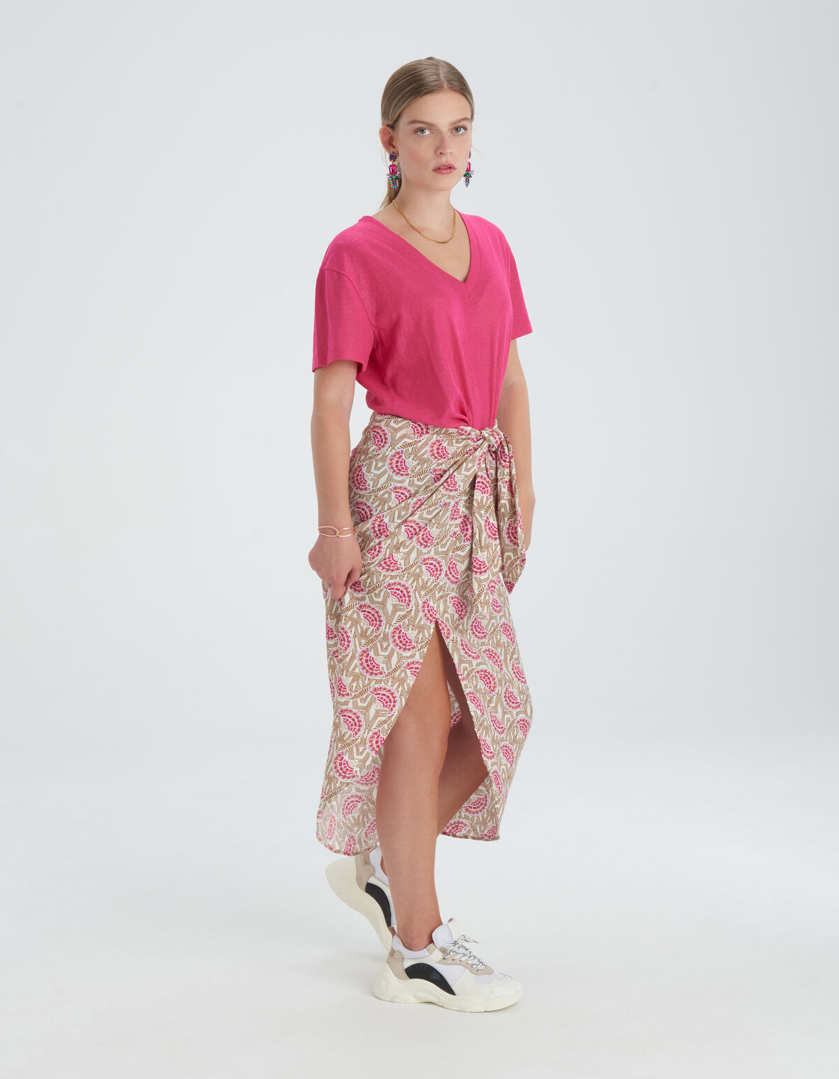 Leinen Mix T-Shirt EKSEPT