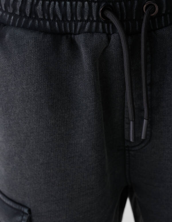 L&auml;ssige Cargo-Shorts Dunkelgrau SHOEBY BOYS