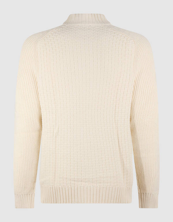 Struktur-Strickpullover Off White SHOEBY MEN