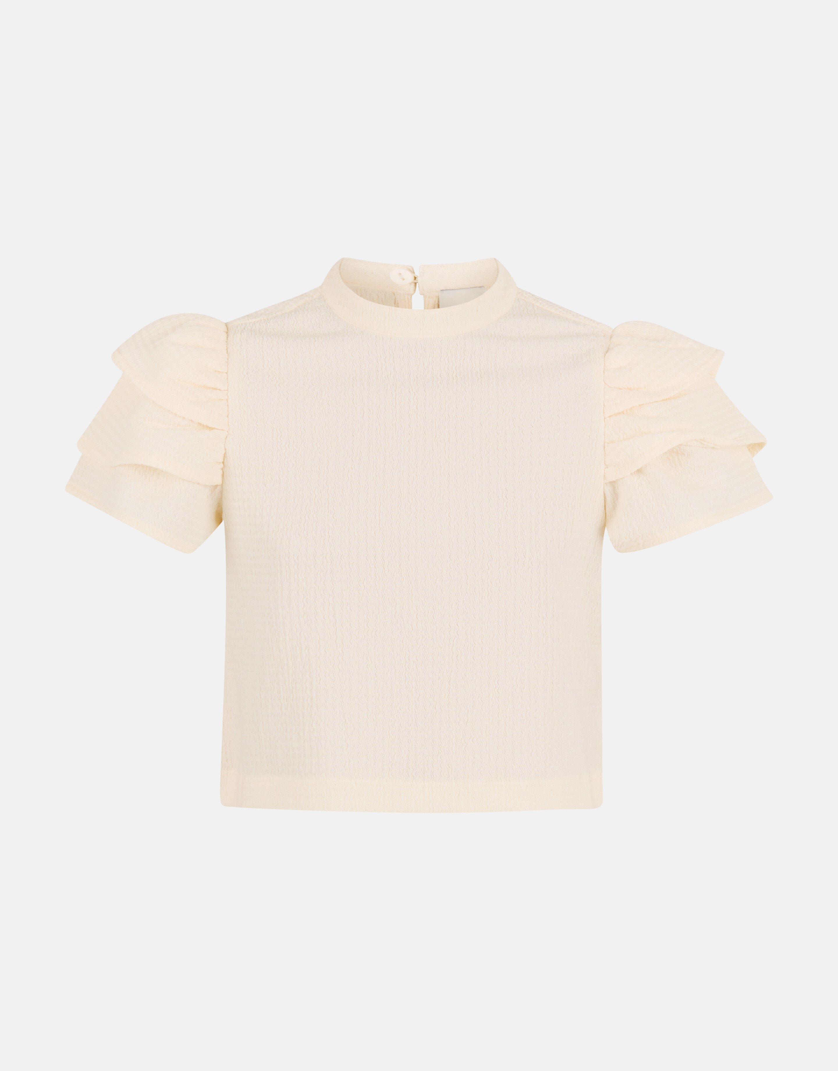 Crinkle Top Offwhite SHOEBY GIRLS