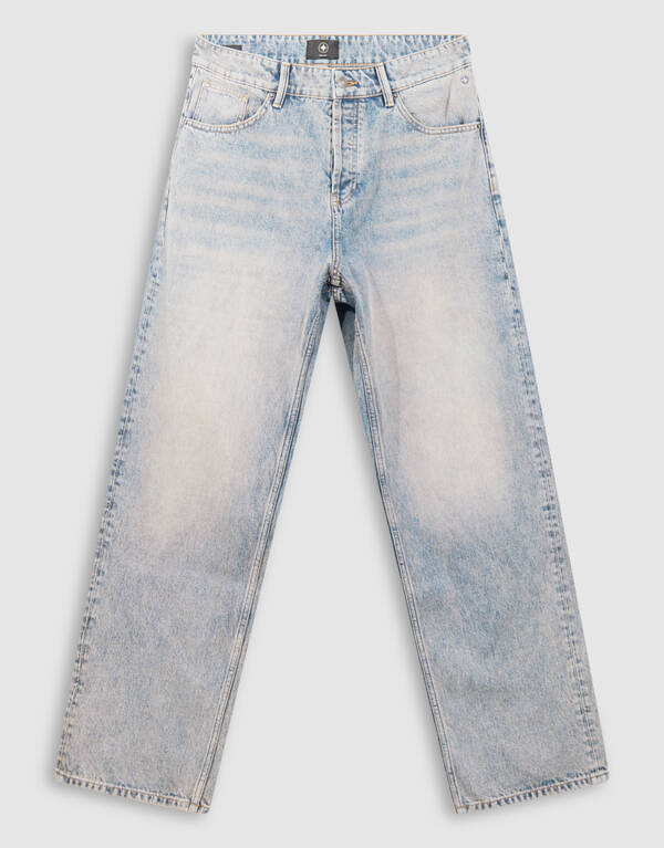 Baggy Fit Jeans Waschblau/Grau L32 SHOEBY MEN
