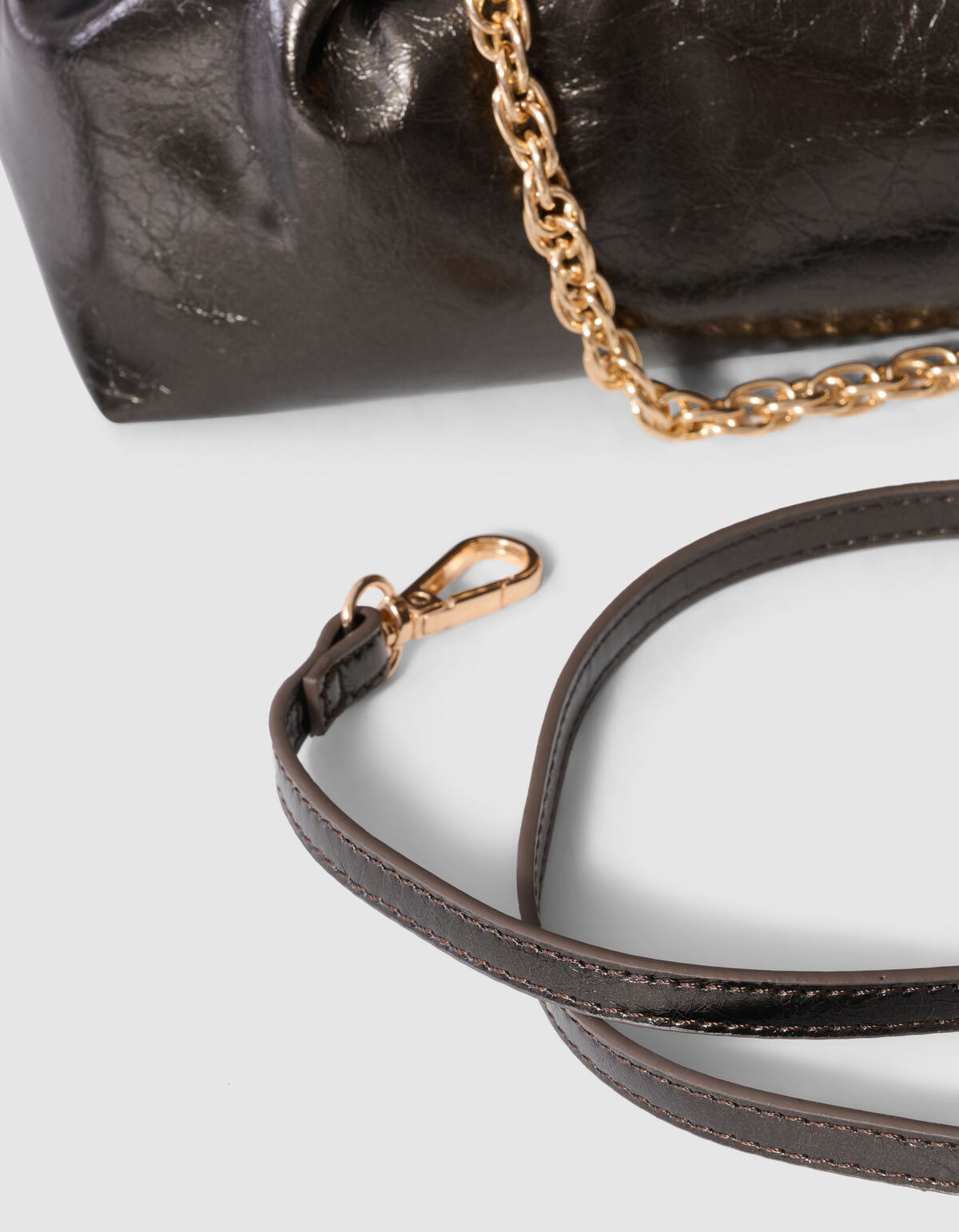 Shiny Chain Clutch Schwarz SHOEBY ACCESSOIRES