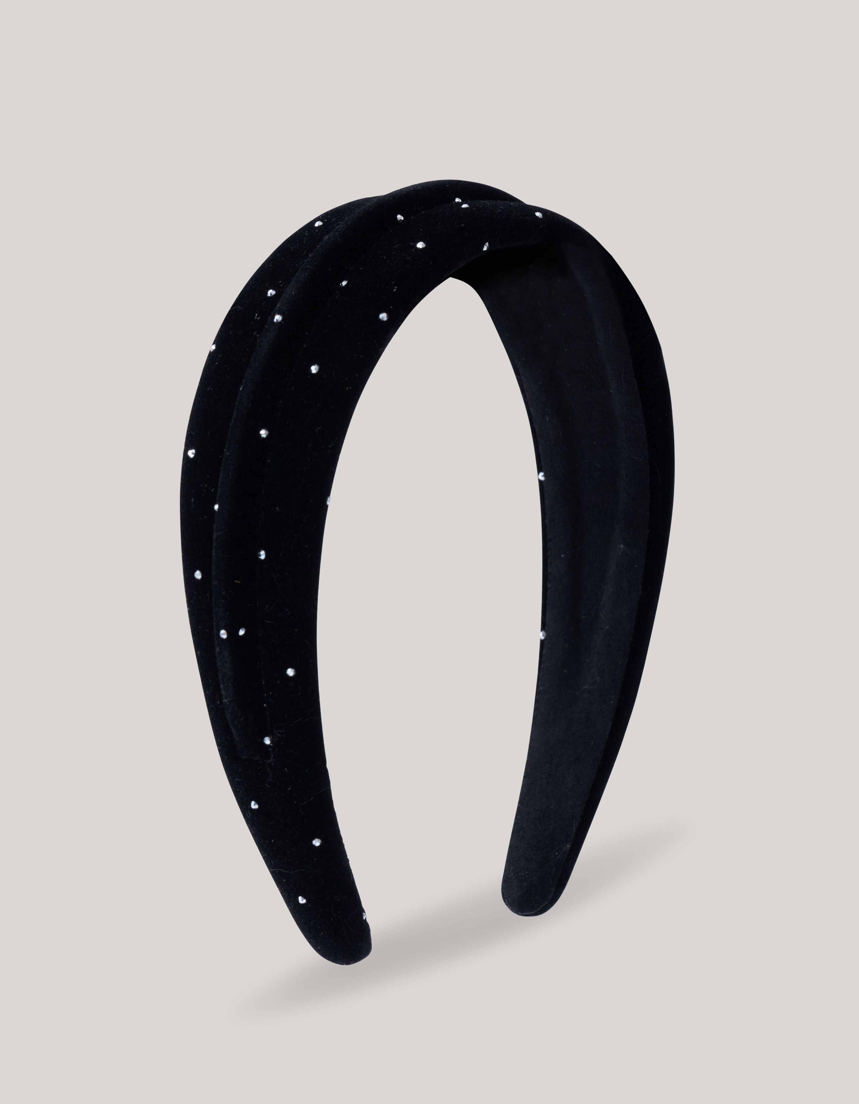 Samt Nieten Haarband Schwarz SHOEBY ACCESSOIRES