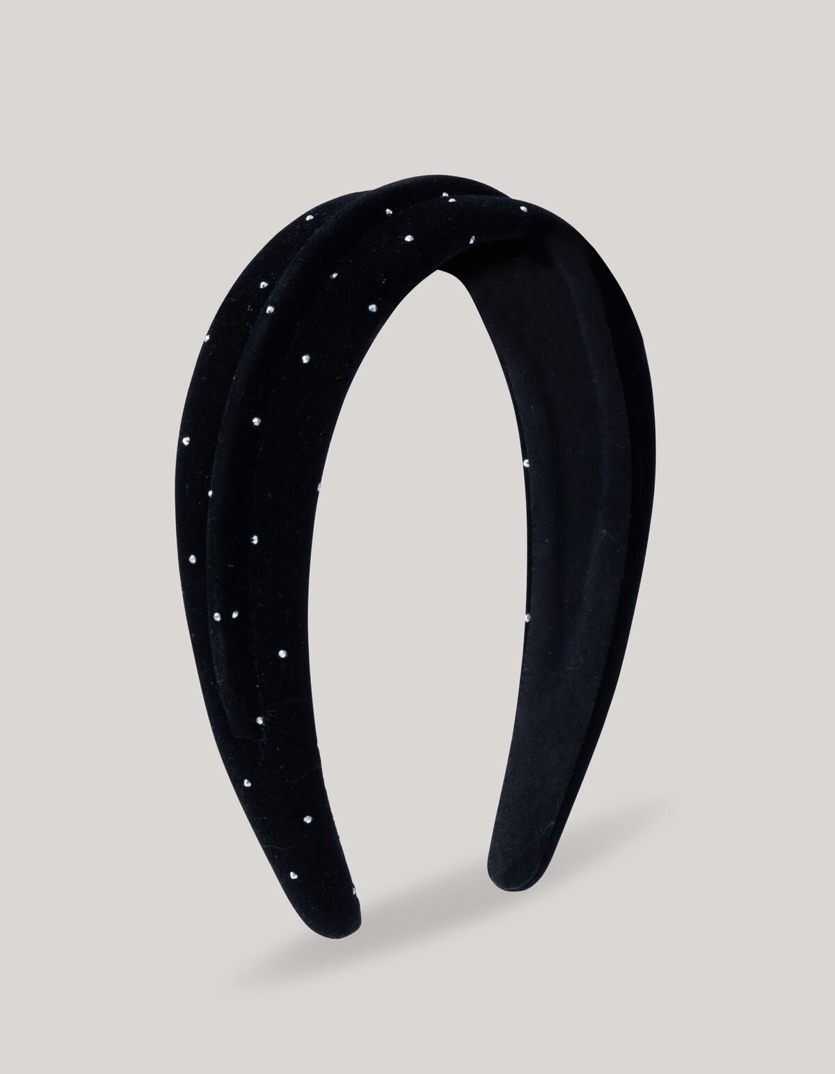 Samt Nieten Haarband Schwarz SHOEBY ACCESSOIRES