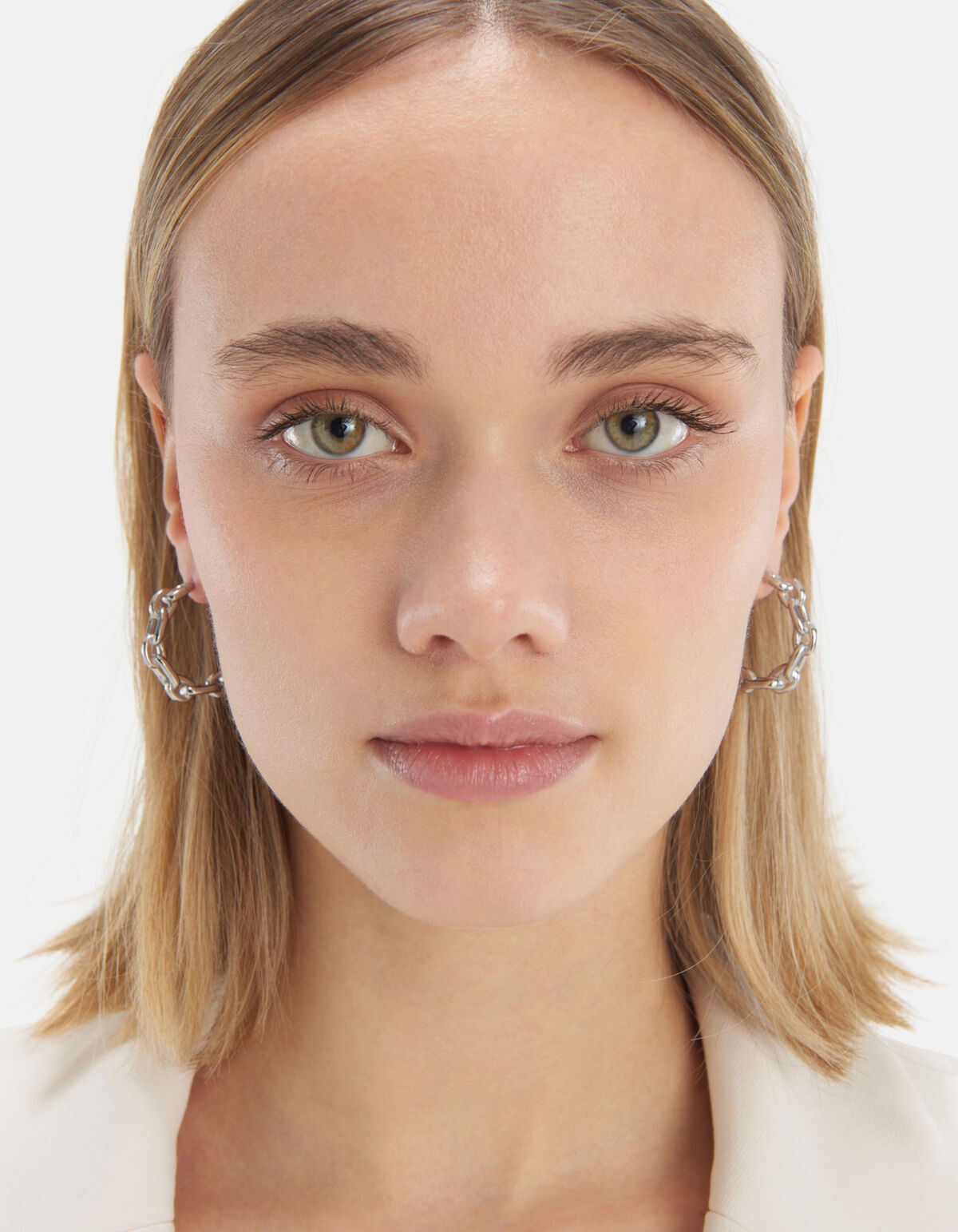 Gekn&uuml;pfte Silber Ohrringe ACCESSOIRES SHOEBY