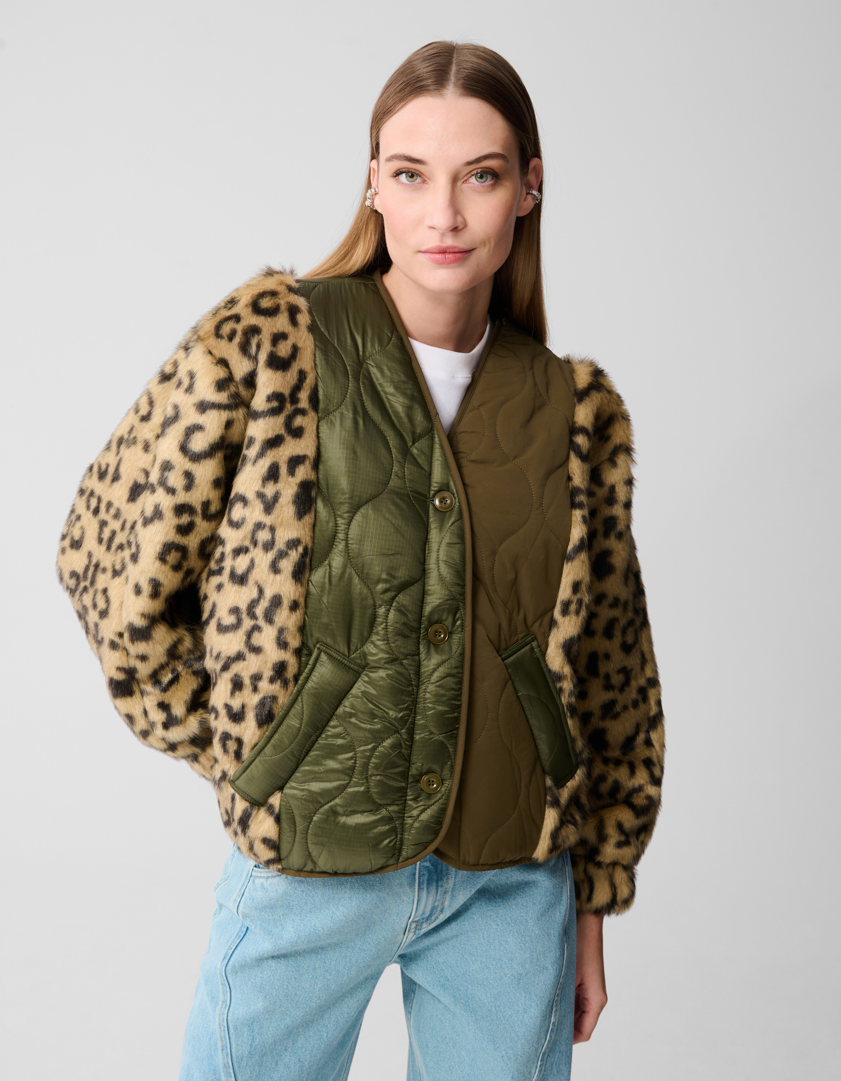 Multi Mix Leopard Jack Dunkelgrün SHOEBY WOMEN