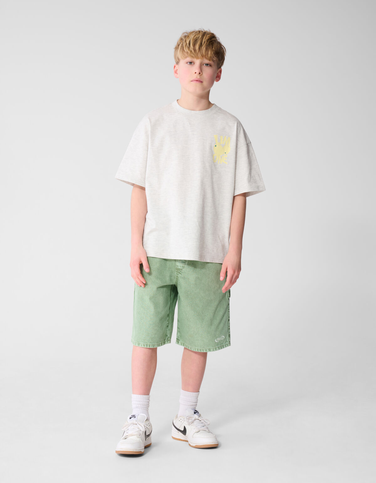 Citrus Artwork T-Shirt Hellgrau SHOEBY BOYS