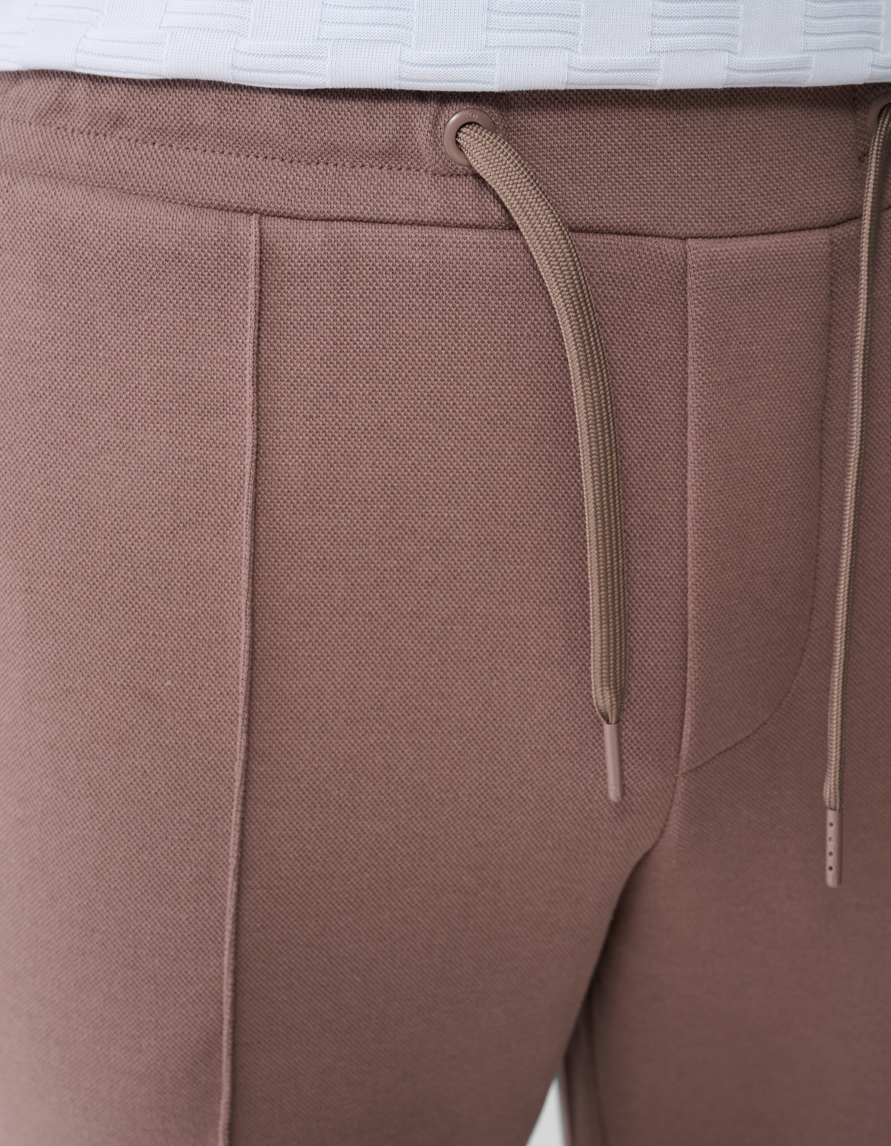 Pique Regular Fit Broek Taupe SHOEBY MEN