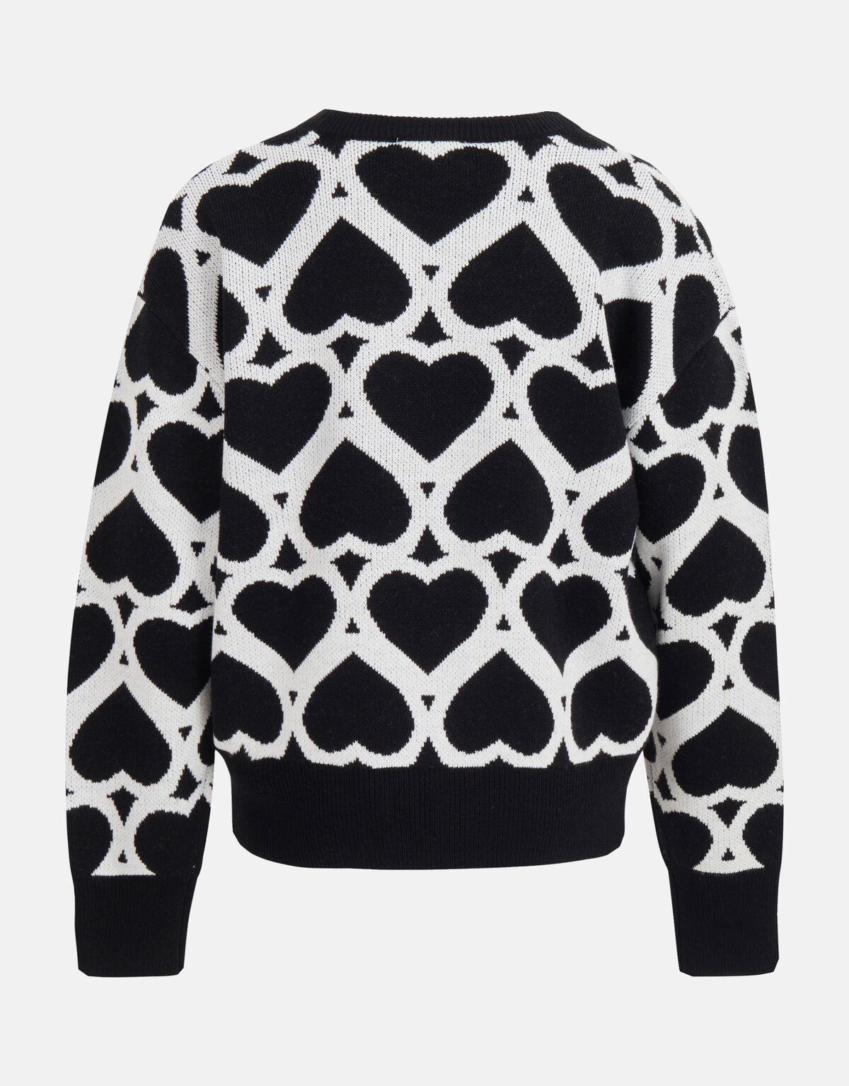 Bedruckter Jacquard-Pullover Schwarz SHOEBY GIRLS