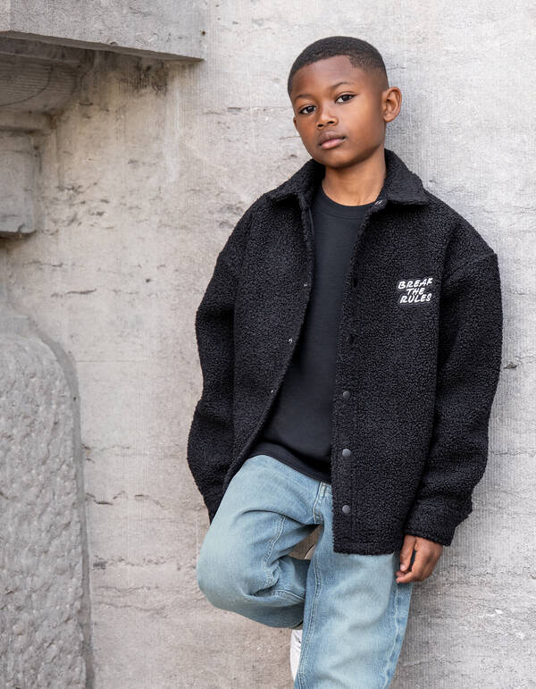 Teddymantel Schwarz SHOEBY BOYS