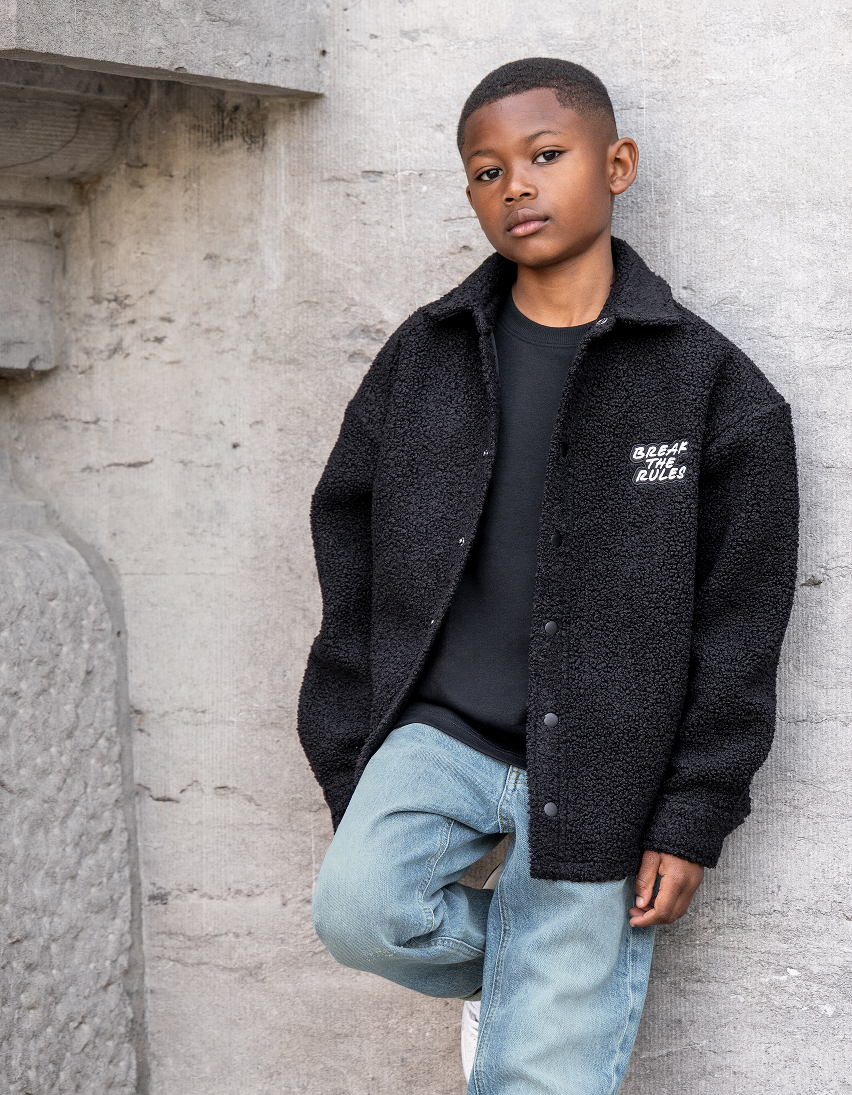Teddymantel Schwarz SHOEBY BOYS