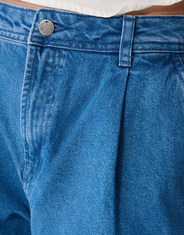 Faltenhose mit weitem Bein, Mediumstone SHOEBY WOMEN