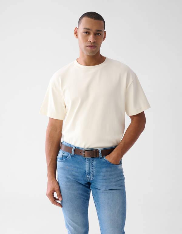 Ledergürtel Dunkelbraun SHOEBY MEN