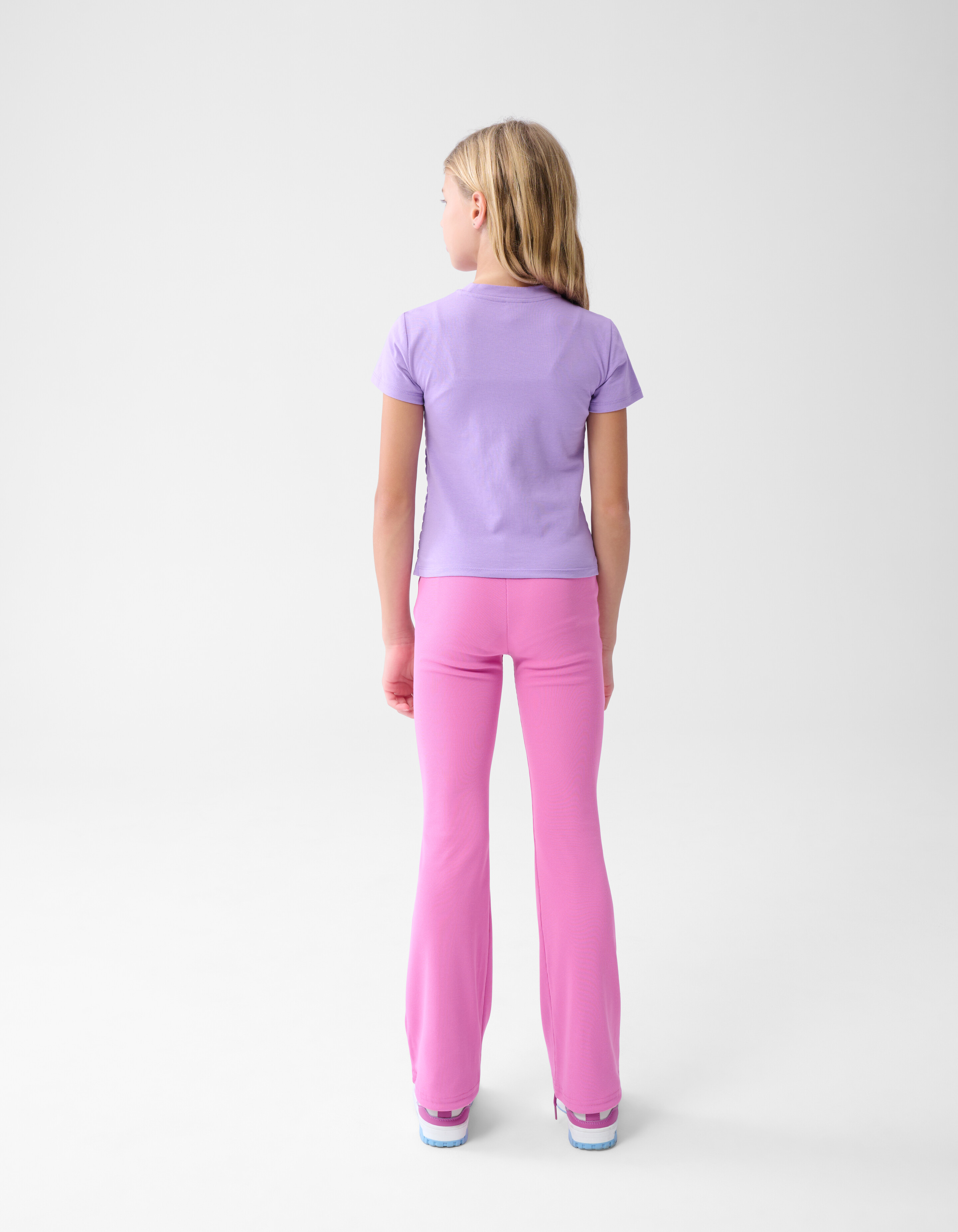 Struktur-T-Shirt Hellviolett SHOEBY GIRLS
