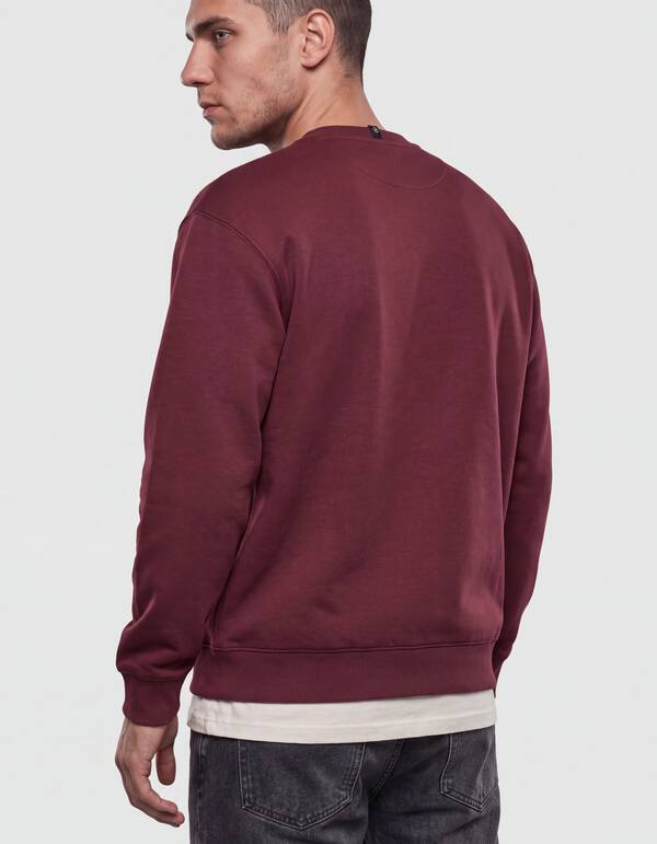 Crewneck Pullover Dunkelrot SHOEBY MEN