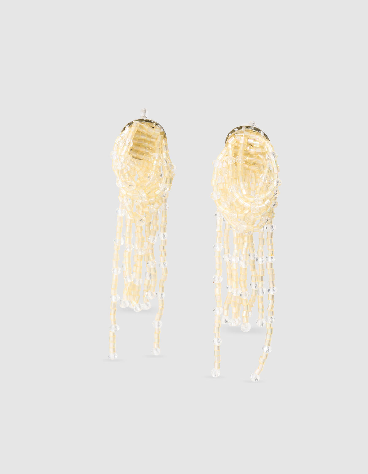 Multi Beaded Ohrringe Hellgelb SHOEBY ACCESSOIRES