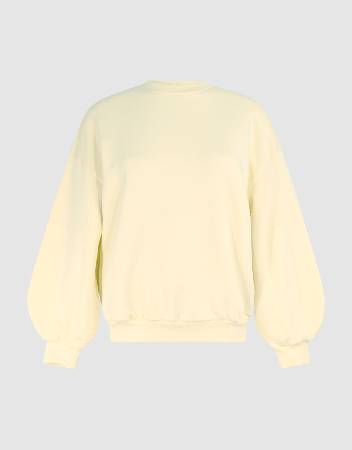 Pullover mit großen Ärmeln Hellgelb SHOEBY WOMEN