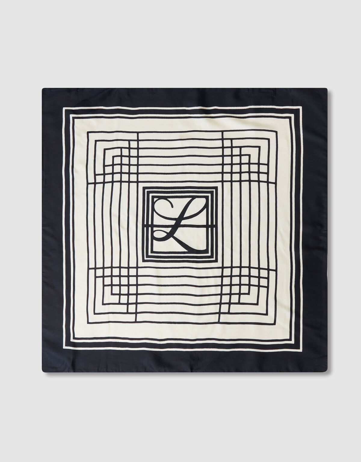 Bedruckter Schal Schwarz/Wei&szlig; By Lonneke SHOEBY ACCESSOIRES