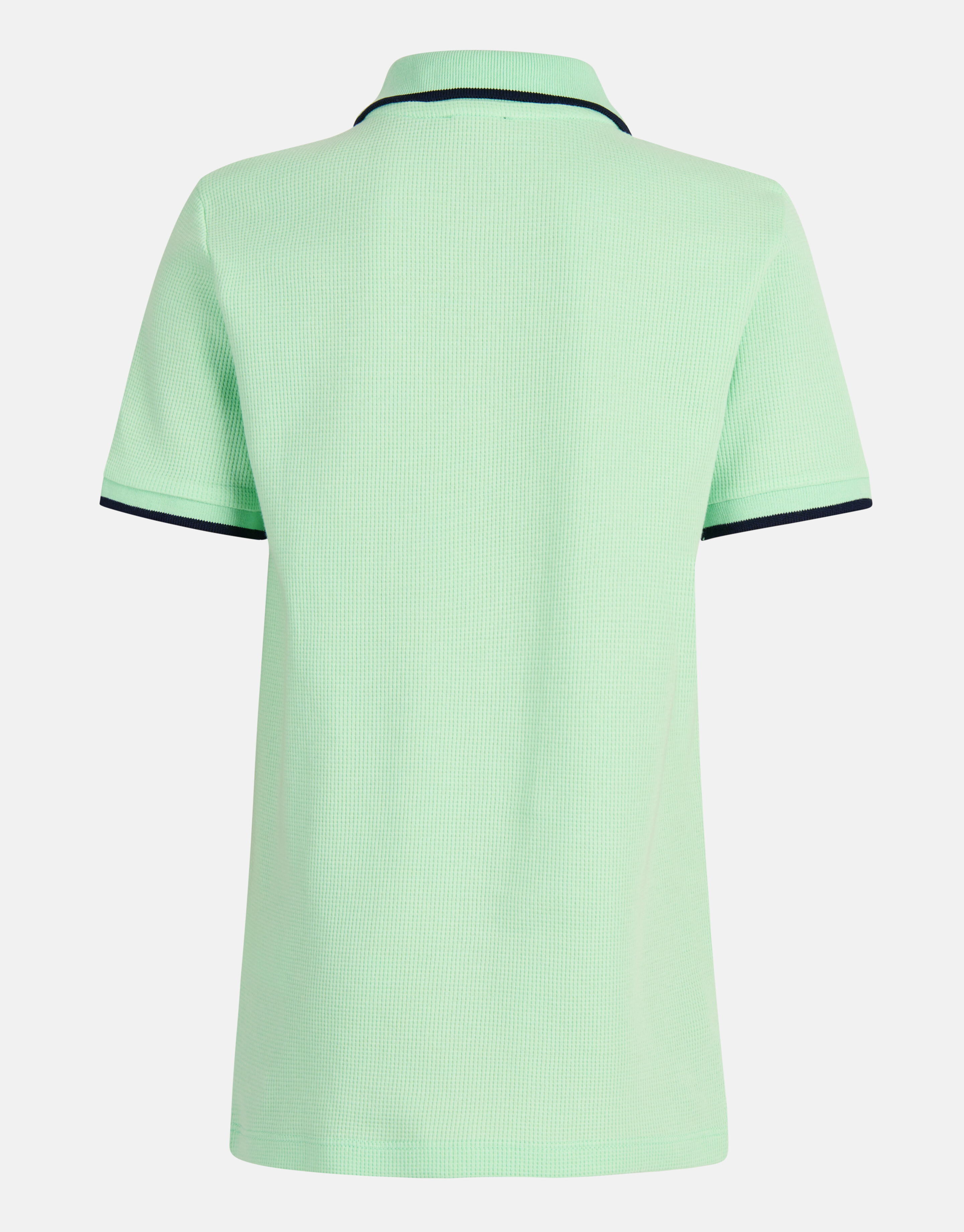 Struktur Zipper Polo Hellgrün SHOEBY BOYS