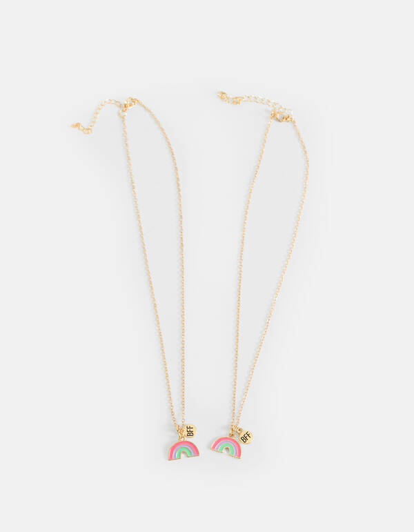 BFF Regenbogen-Halsketten-Set SHOEBY ACCESSOIRES