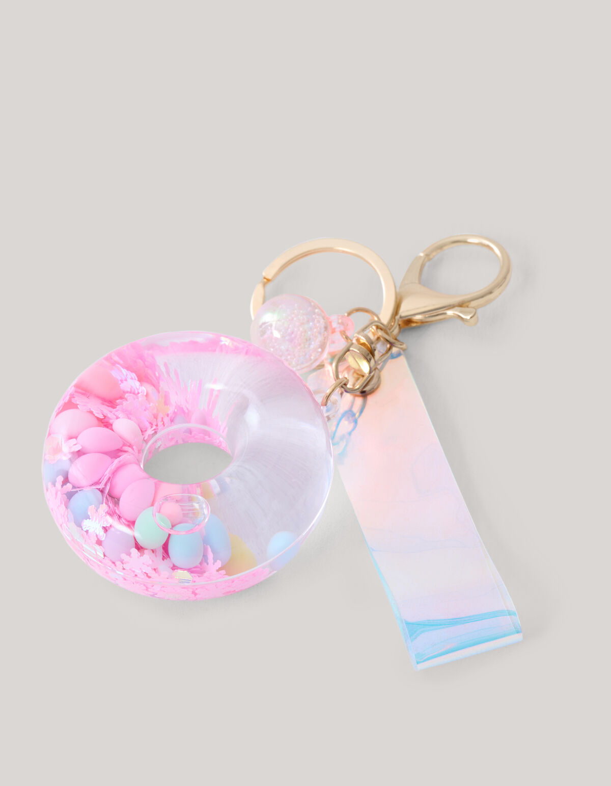 Donut Schl&uuml;sselanh&auml;nger Rosa SHOEBY ACCESSOIRES