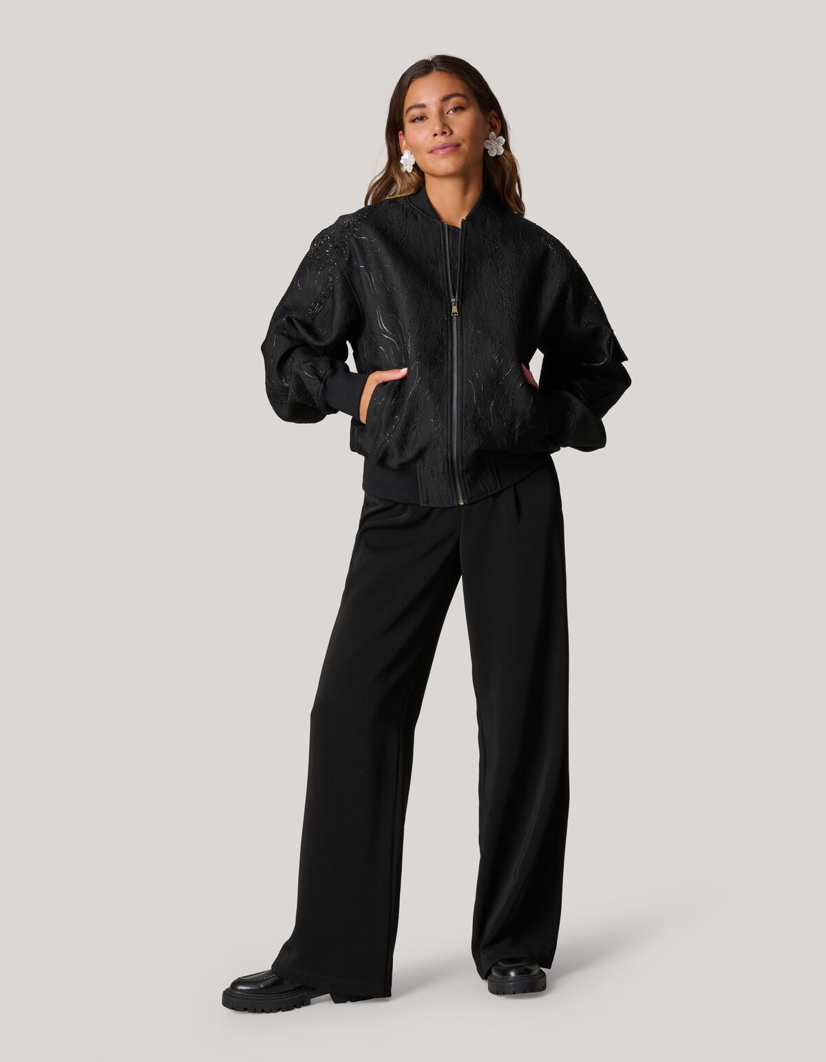 Verschönerter Bomber Zwart SHOEBY WOMEN